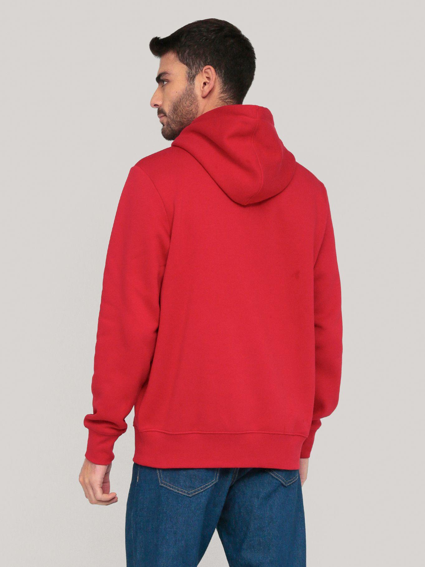 Polerón Hoodie Script Logo Rojo Tommy Hilfiger-3