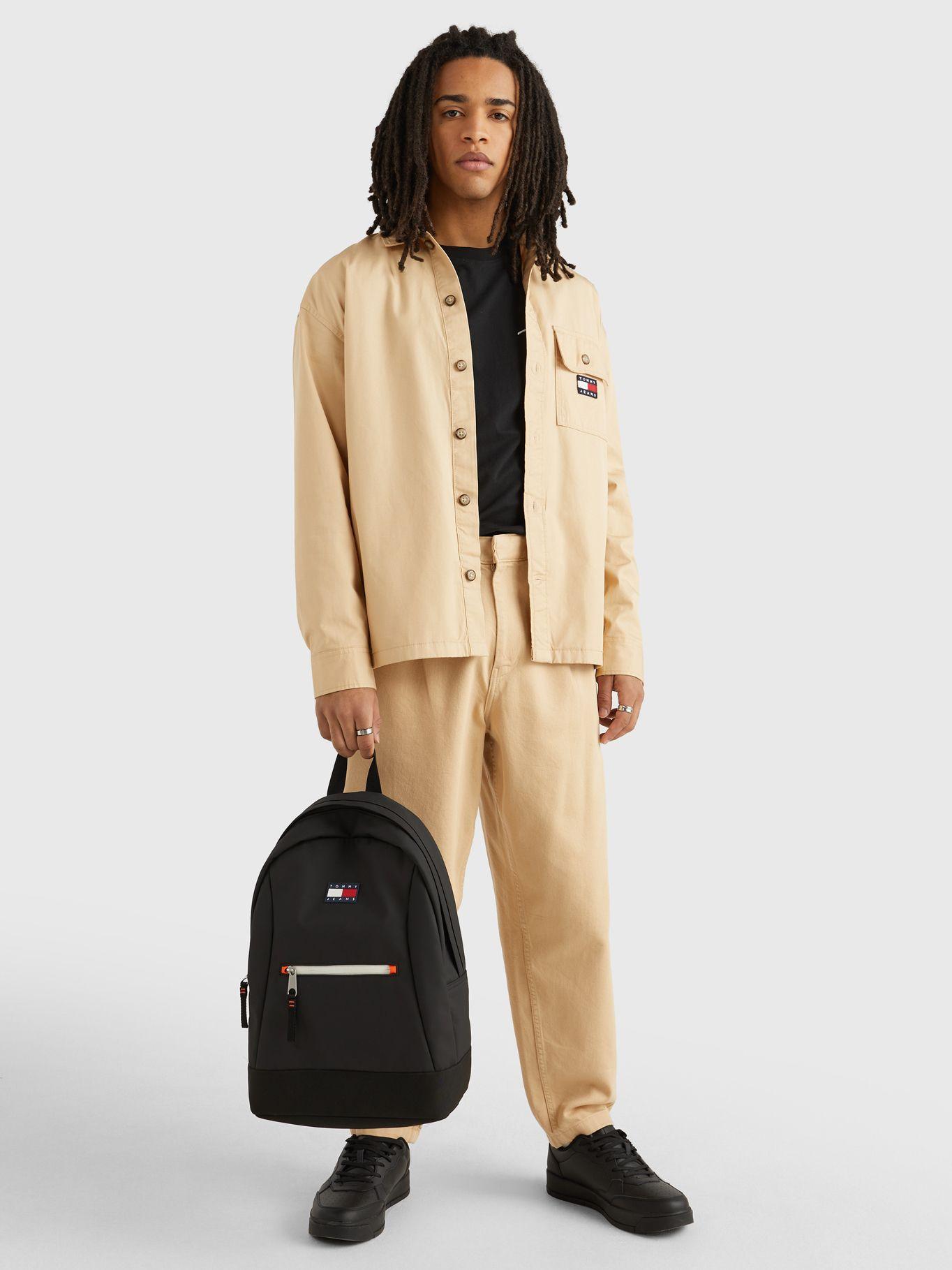 Sobrecamisa Regular De Algodón Beige Tommy Jeans-1