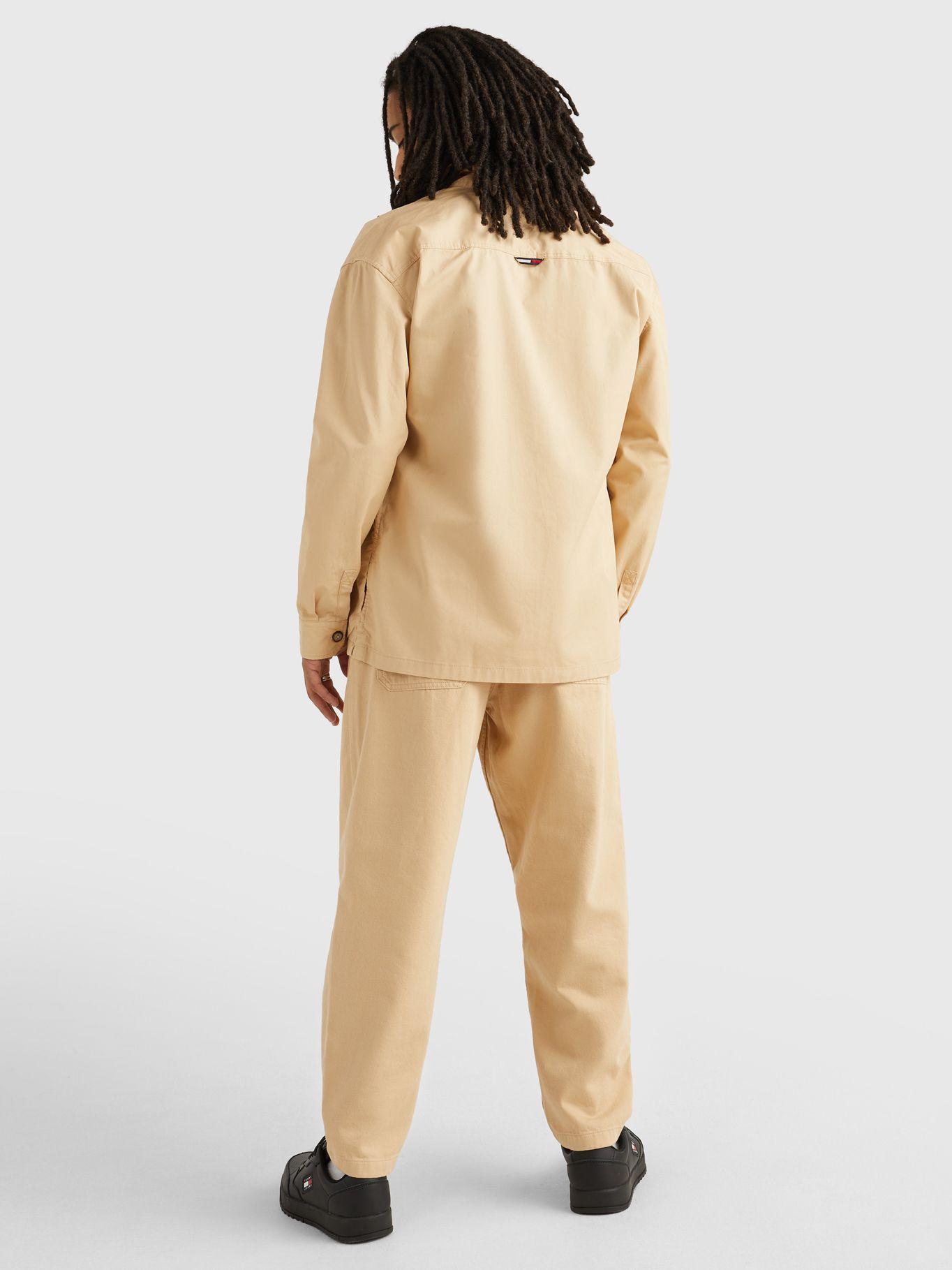 Sobrecamisa Regular De Algodón Beige Tommy Jeans-2