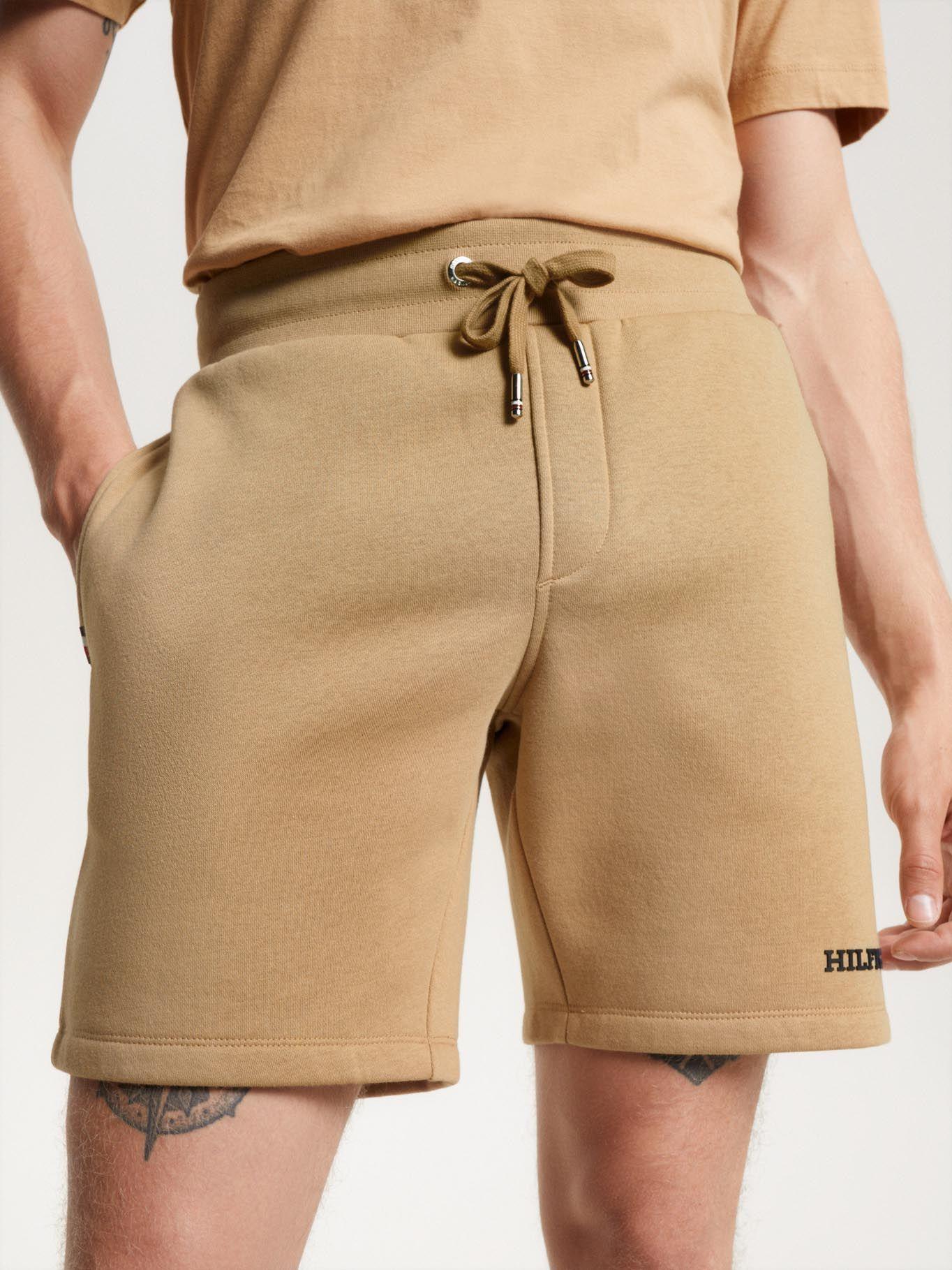 Shorts Monotype Logo Beige Tommy Hilfiger-1