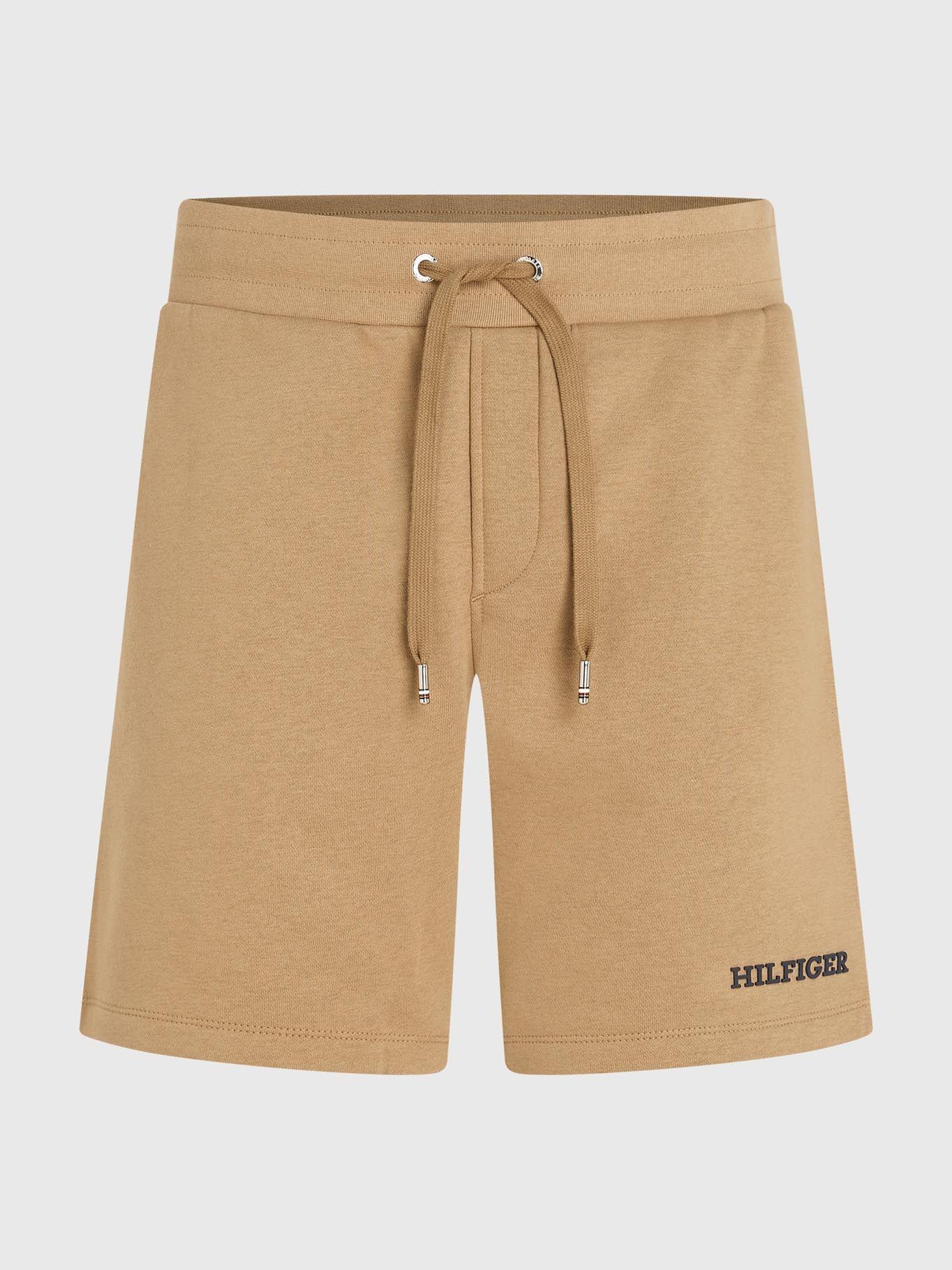 Shorts Monotype Logo Beige Tommy Hilfiger-5