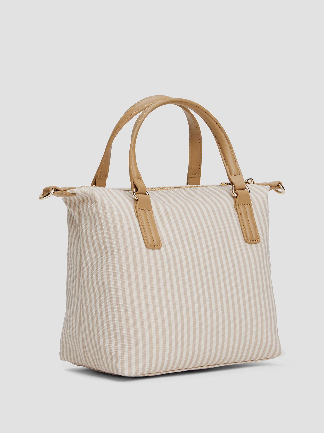 Cartera Mini Tote Poppy Summer Beige Tommy Hilfiger-4