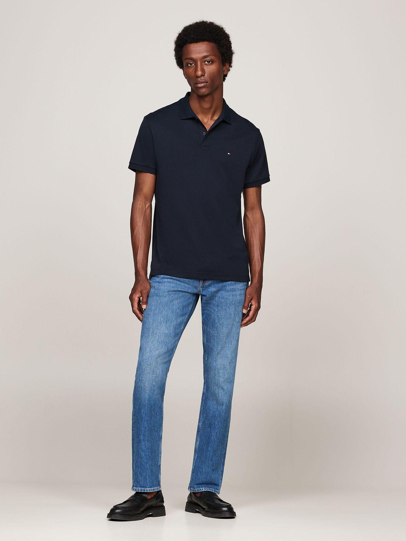 Polo Essential Liquid Cotton Azul Tommy Hilfiger-1