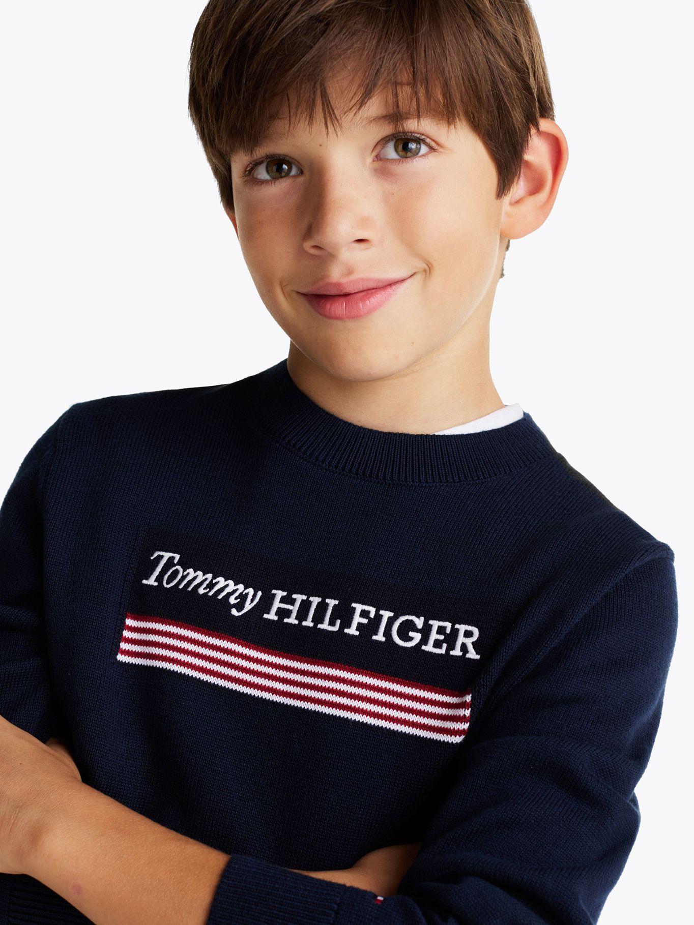 Sweater Con Logo 1985 Collection Azul Tommy Hilfiger-3