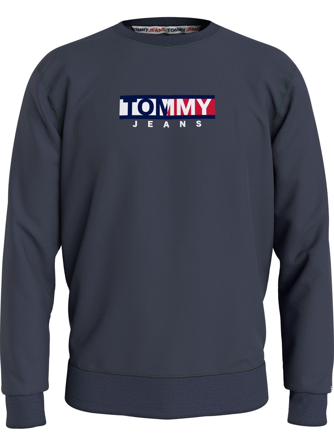 Polerón Tjm Entry Graphic Azul Tommy Hilfiger-0