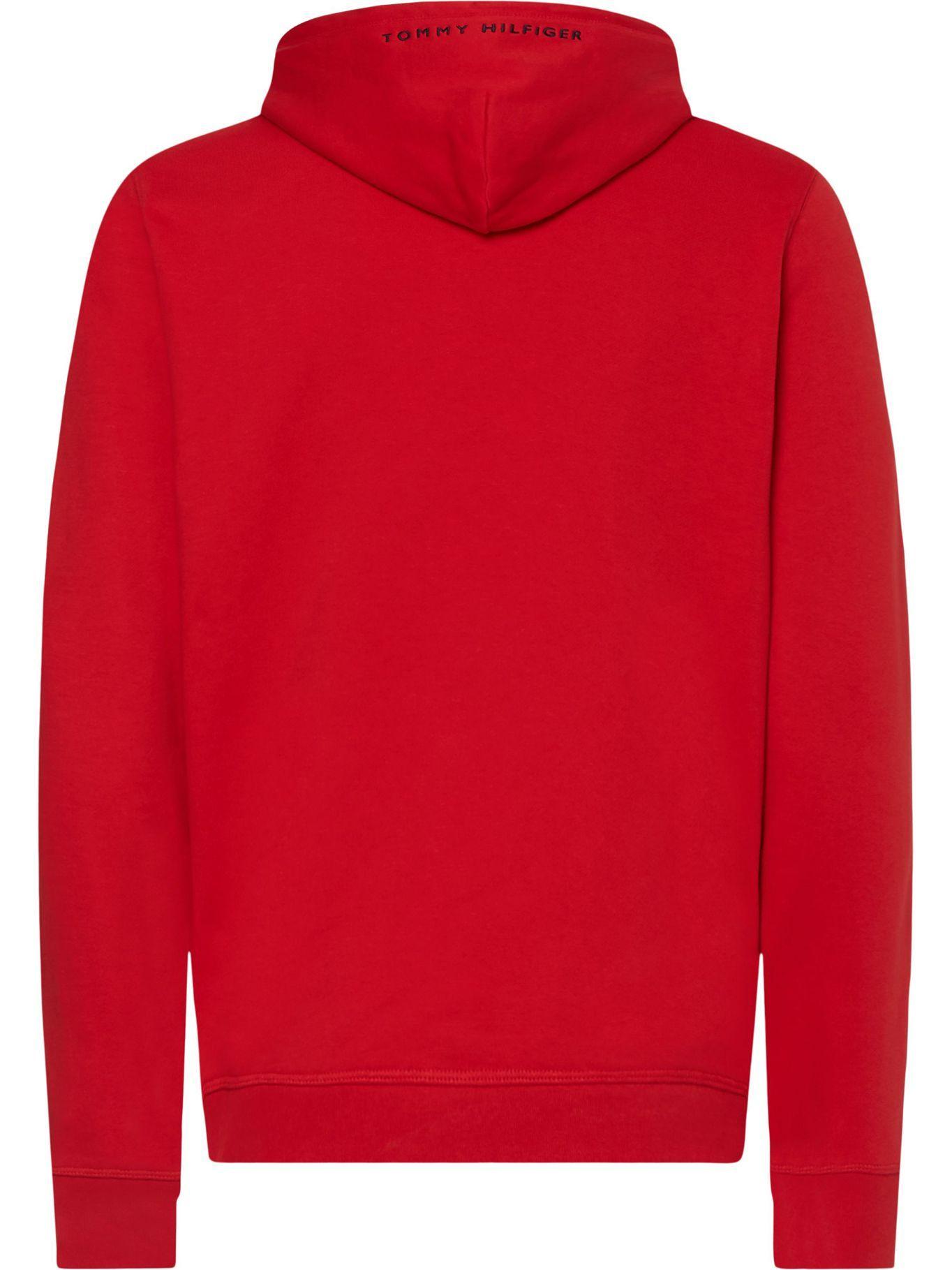 Polerón Hoodie Four Flags Rojo Tommy Hilfiger-1