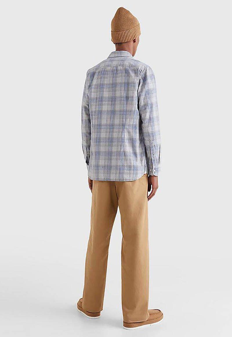 Camisa De Corduroy A Rayas Slim Fit Gris Tommy Hilfiger-2