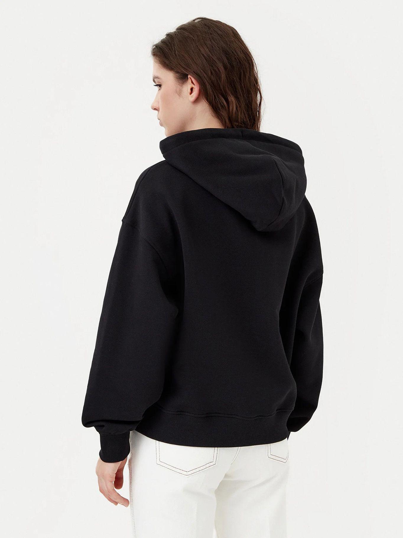 Polerón Hoodie Badge Con Logo Negro Tommy Jeans-2