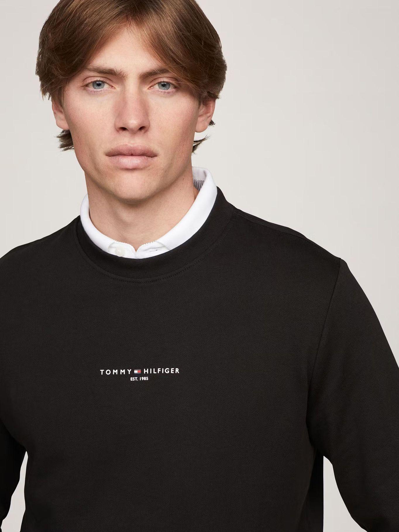 Polerón Con Logo Tipped Negro Tommy Hilfiger-3