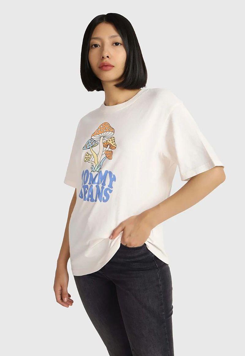 Polera Con Estampado Blanco Tommy Hilfiger-0