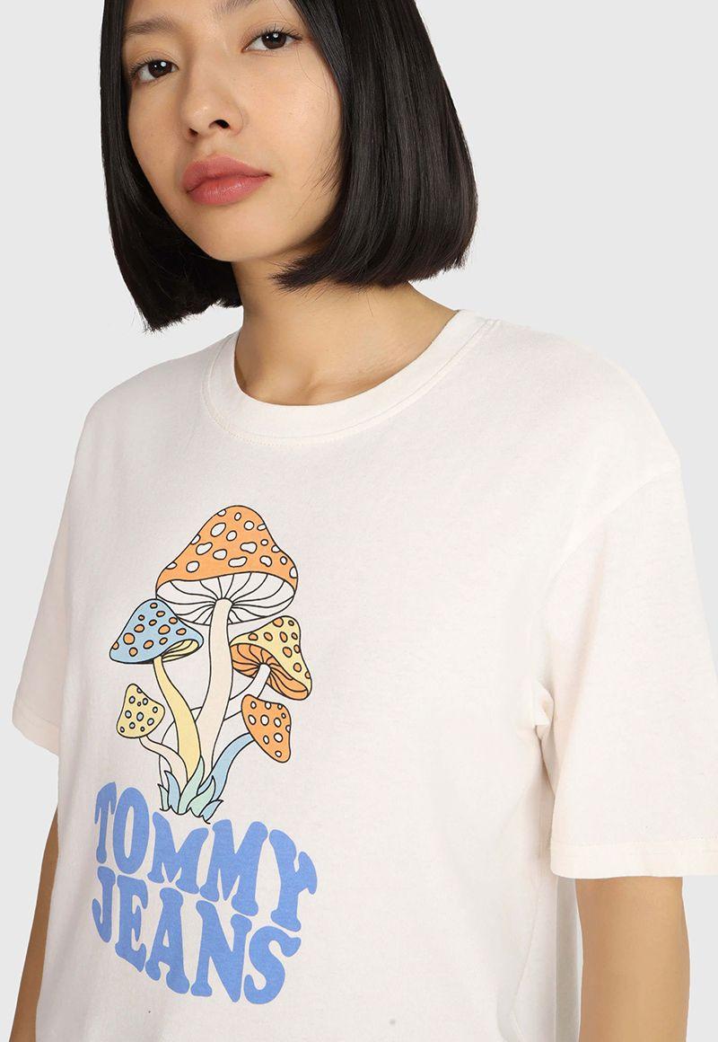 Polera Con Estampado Blanco Tommy Hilfiger-3