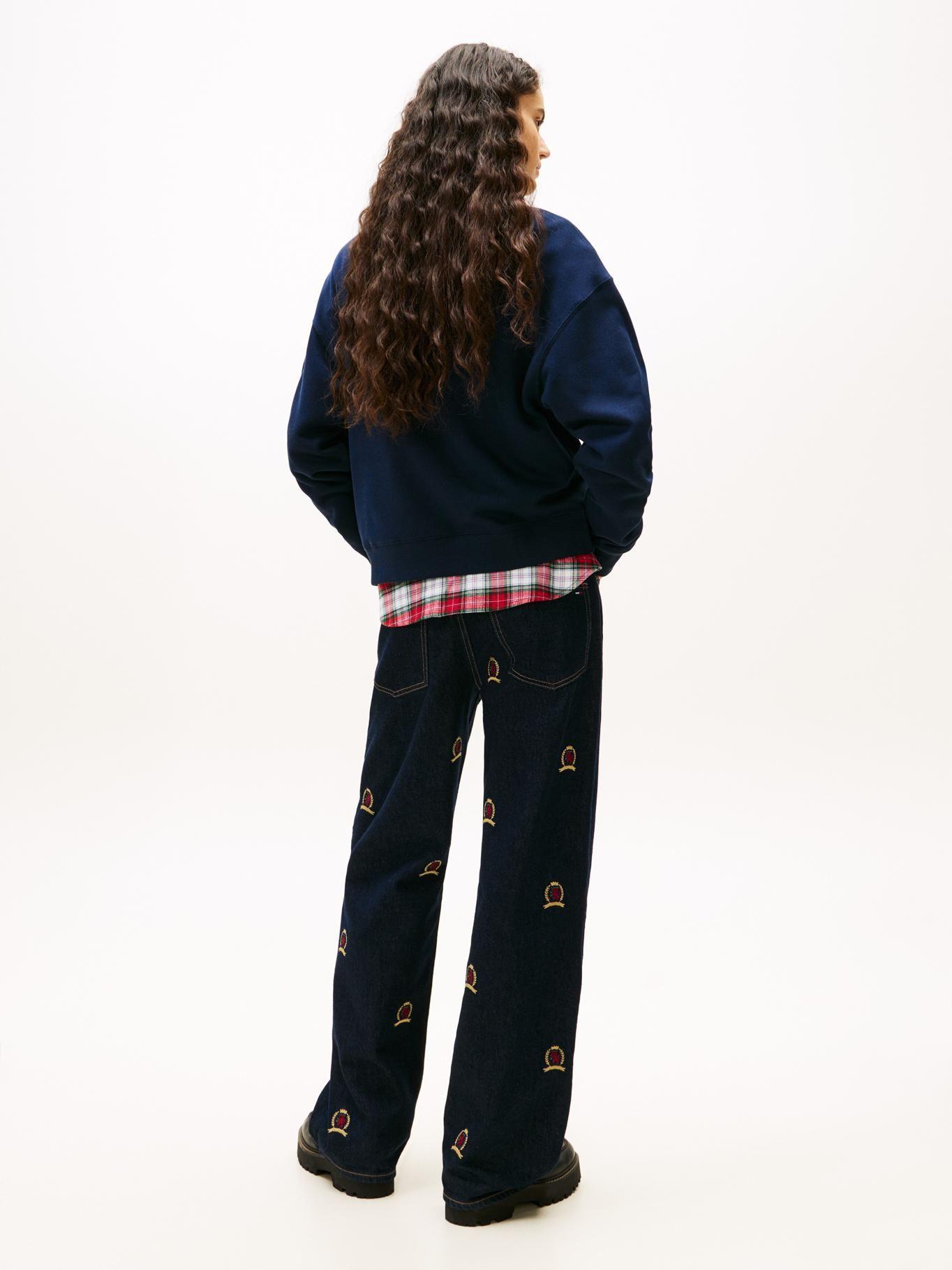 Polerón Con Logo Relaxed Fit Tommy Jeans Azul-2