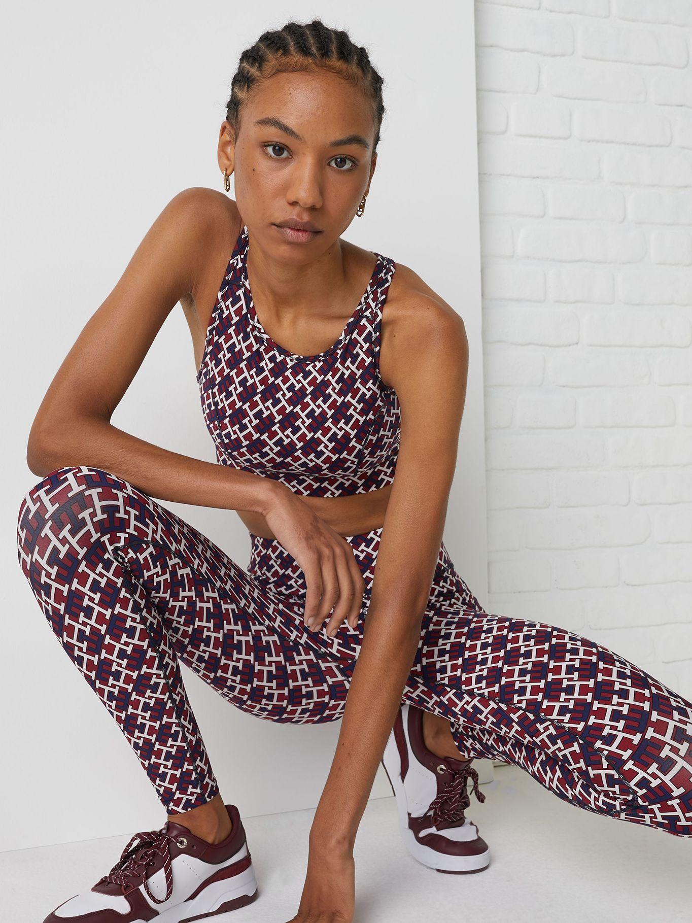 Peto Monogram Sujeción Media Burdeo Tommy Hilfiger-4