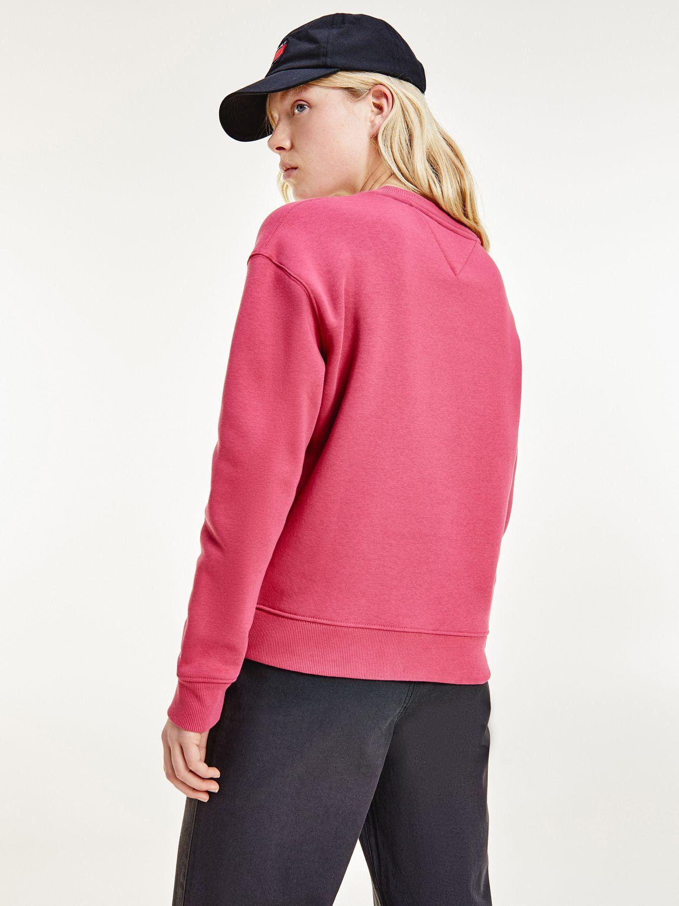 Polerón Logo Argyle Rojo Tommy Jeans MY2-1