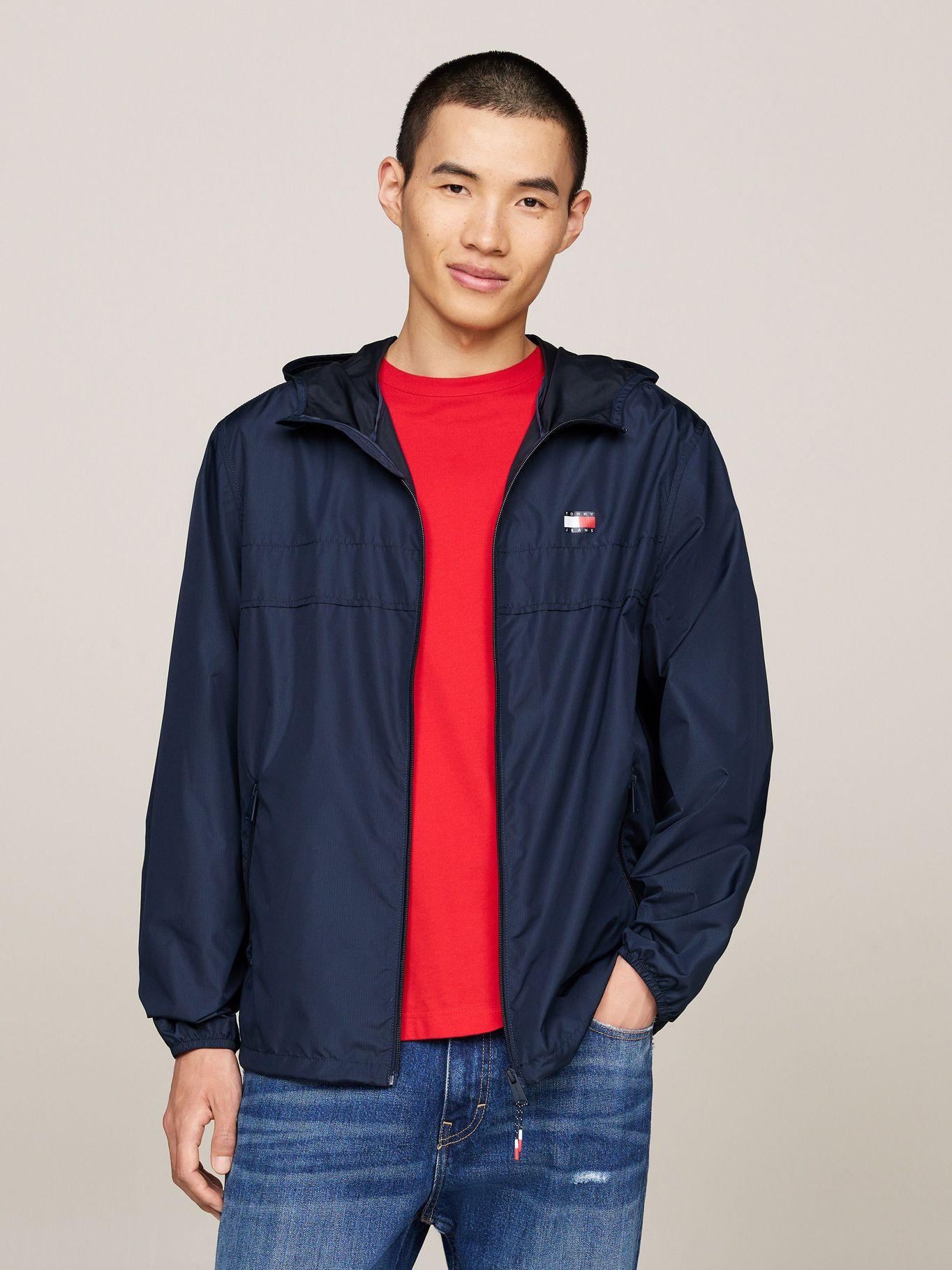 Cortavientos Chicago Con Cierre Azul Tommy Jeans-0