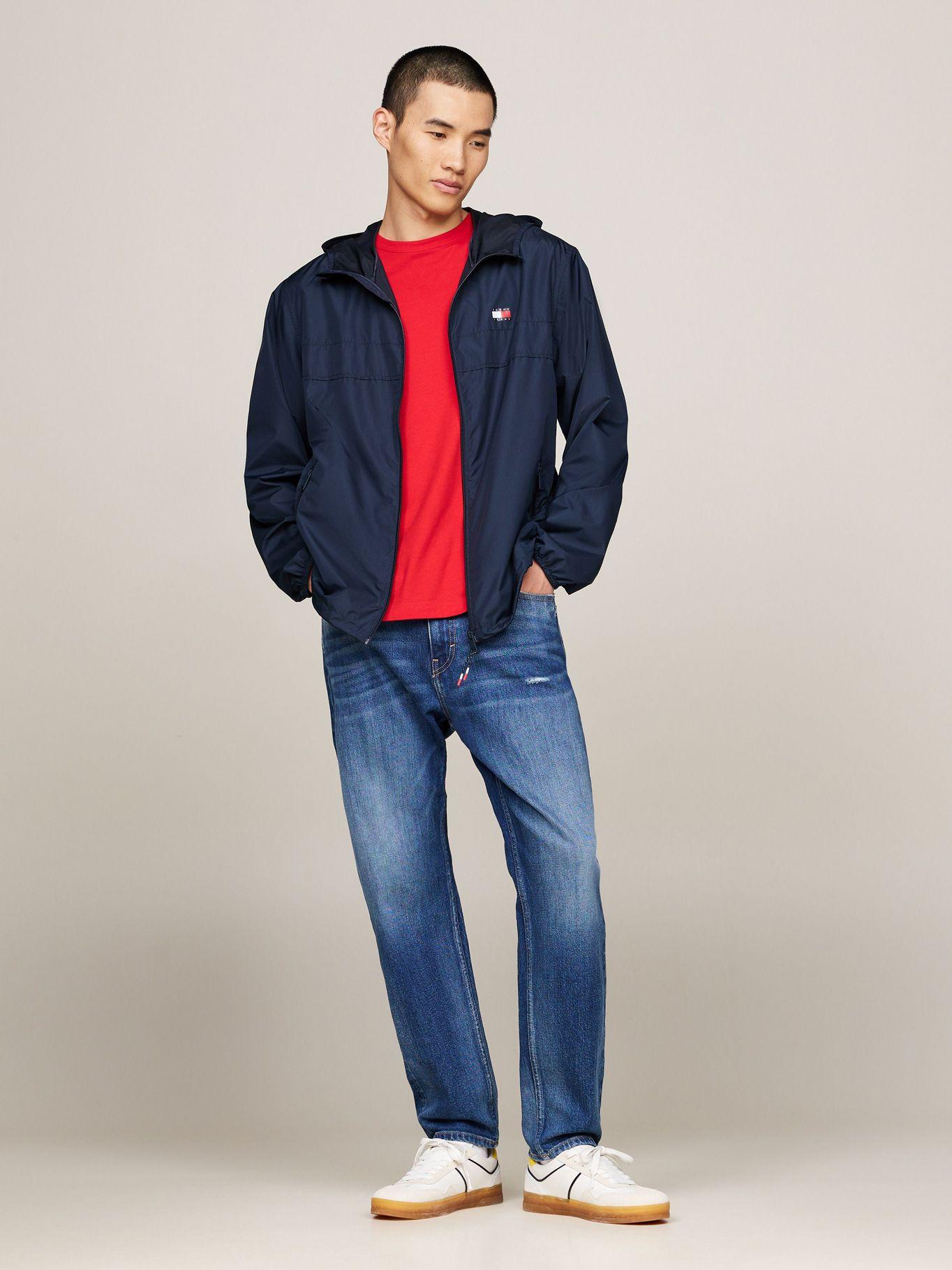 Cortavientos Chicago Con Cierre Azul Tommy Jeans-1