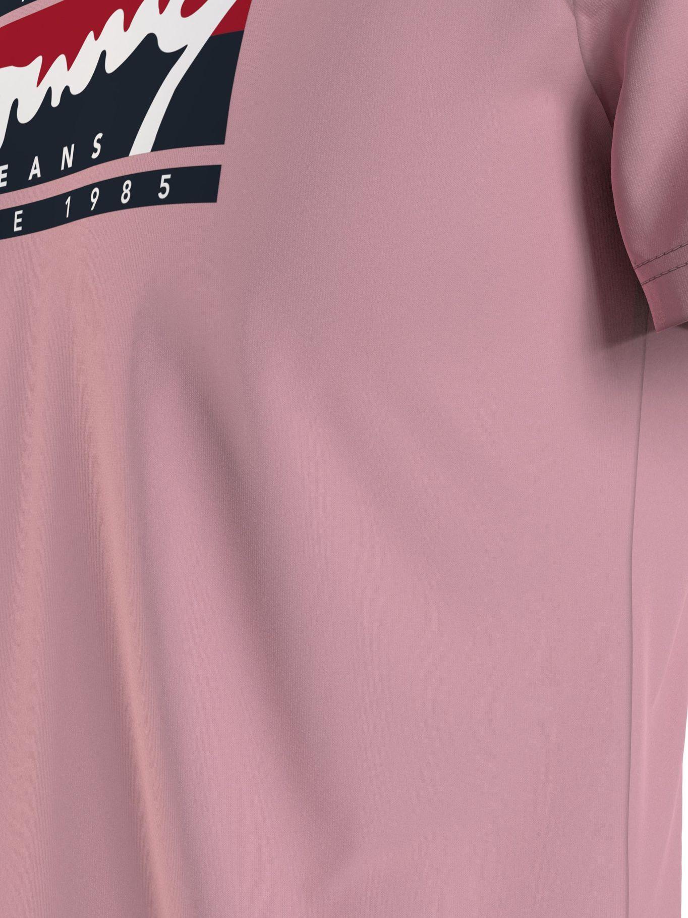 Polera Essential Con Logo Rosado Tommy Hilfiger-4
