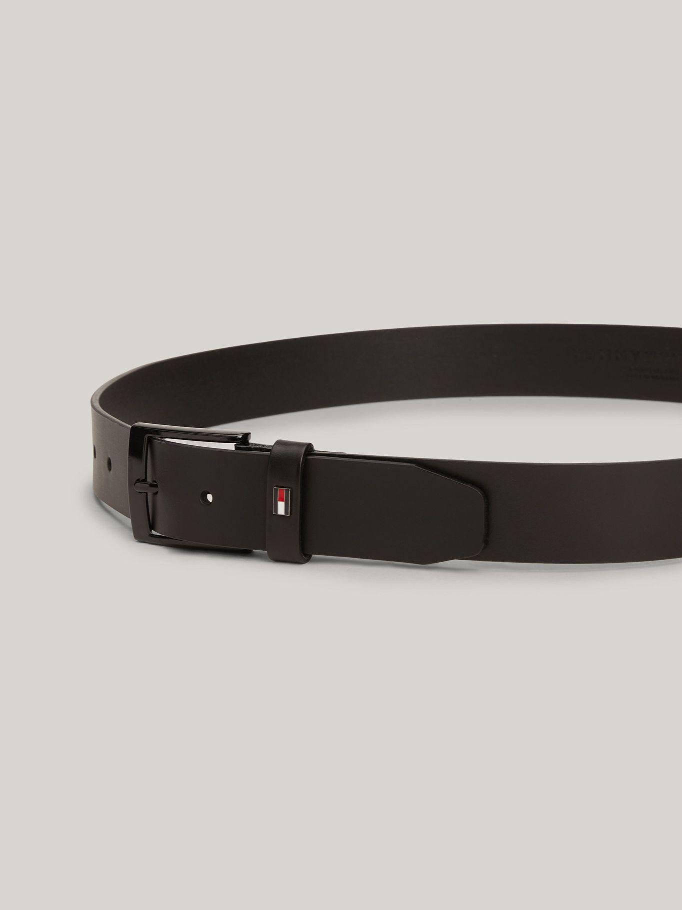 Cinturón Cuero Hebilla Esmaltada Negro Tommy Hilfiger-2