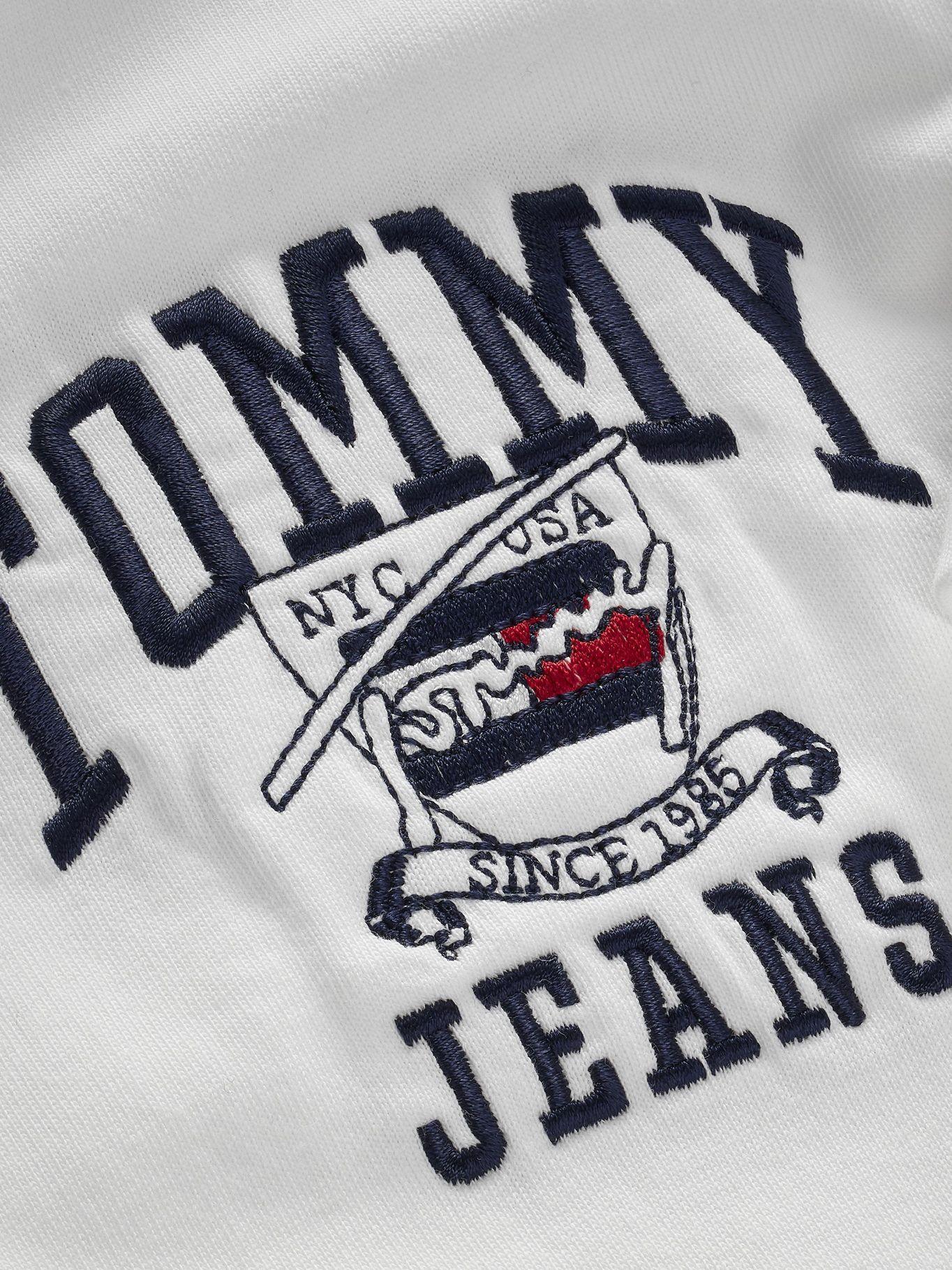 Polera Homespun College Blanco Tommy Jeans F2-2