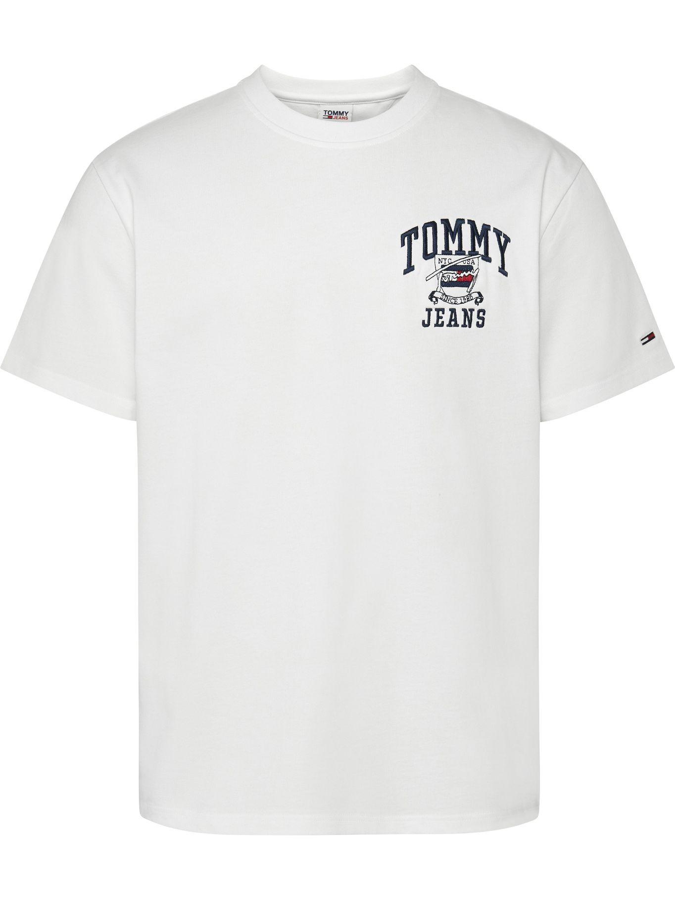 Polera Homespun College Blanco Tommy Jeans F2-0