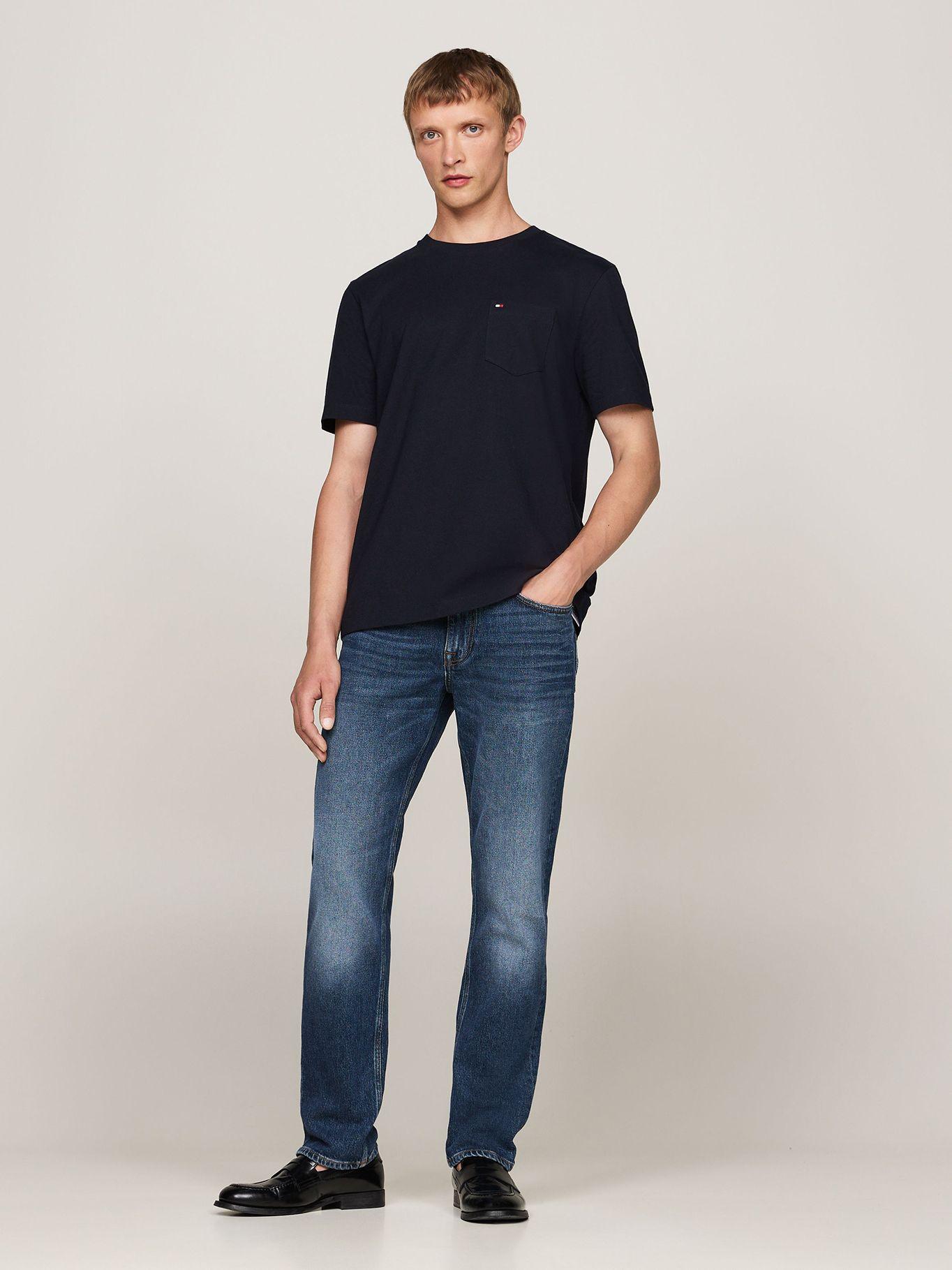 Polera Essential Solid Pocket Azul Tommy Hilfiger-1