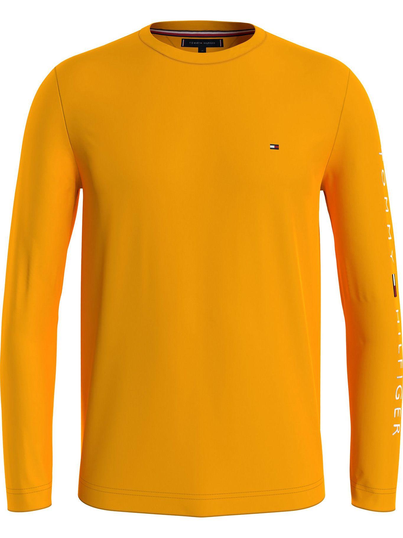 Polera Essential Flag Logo Amarillo Tommy Hilfiger-0