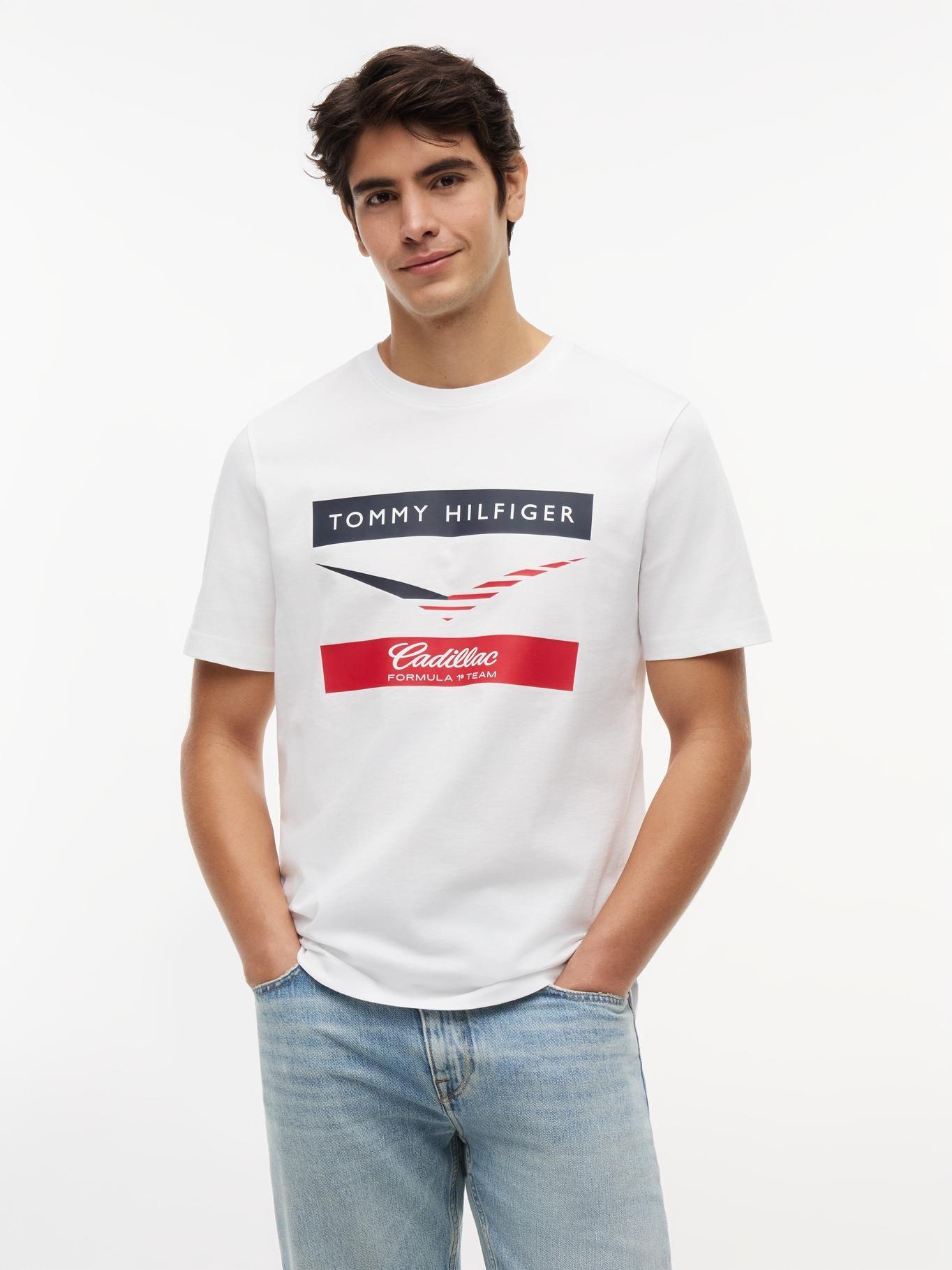 Polera Regular TH x Cadillac F1 Blanco Tommy Hilfiger-0