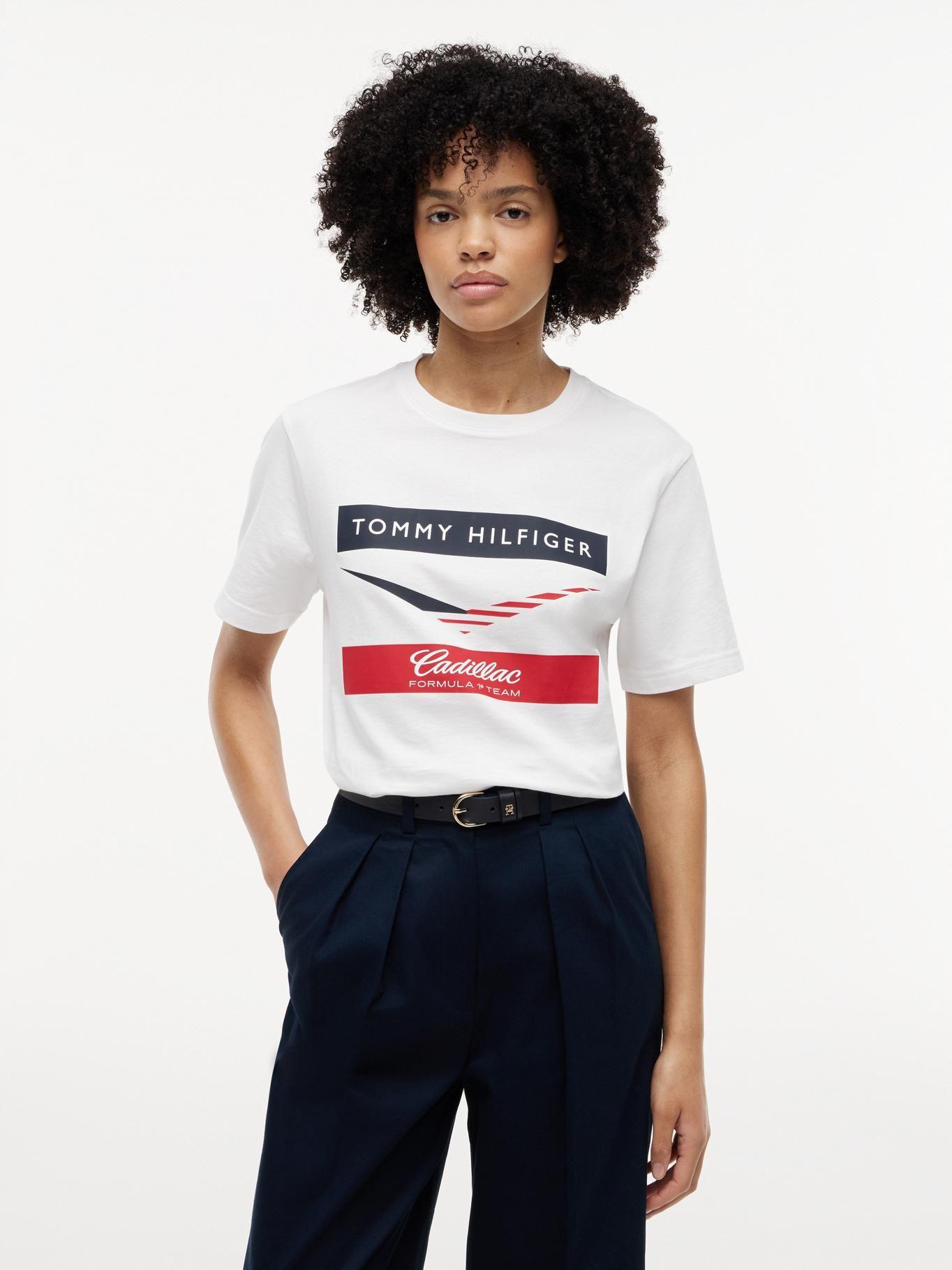 Polera Regular TH x Cadillac F1 Blanco Tommy Hilfiger-1
