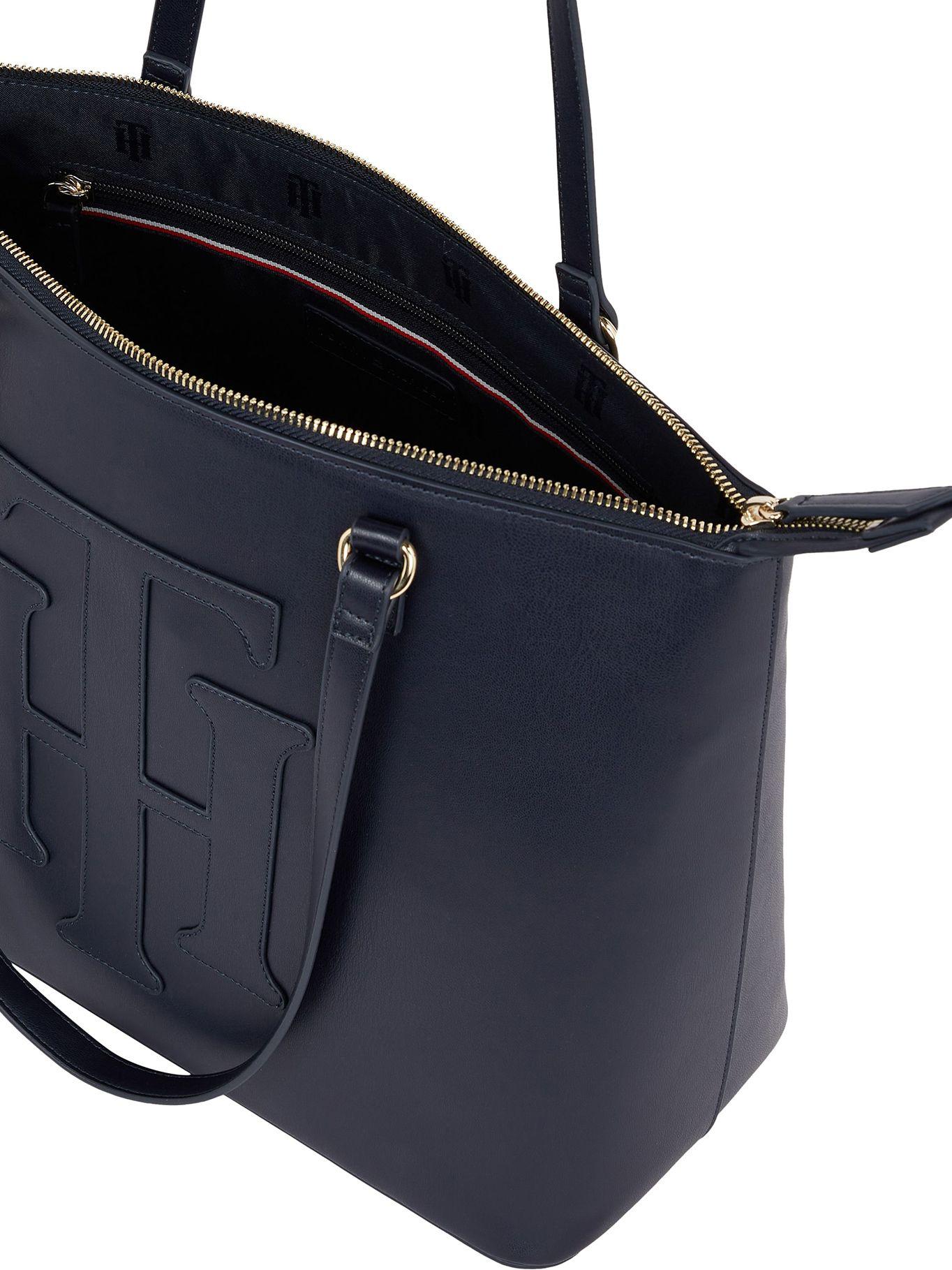 Bolso Tote Modern Con Logo Azul Tommy Hilfiger-3