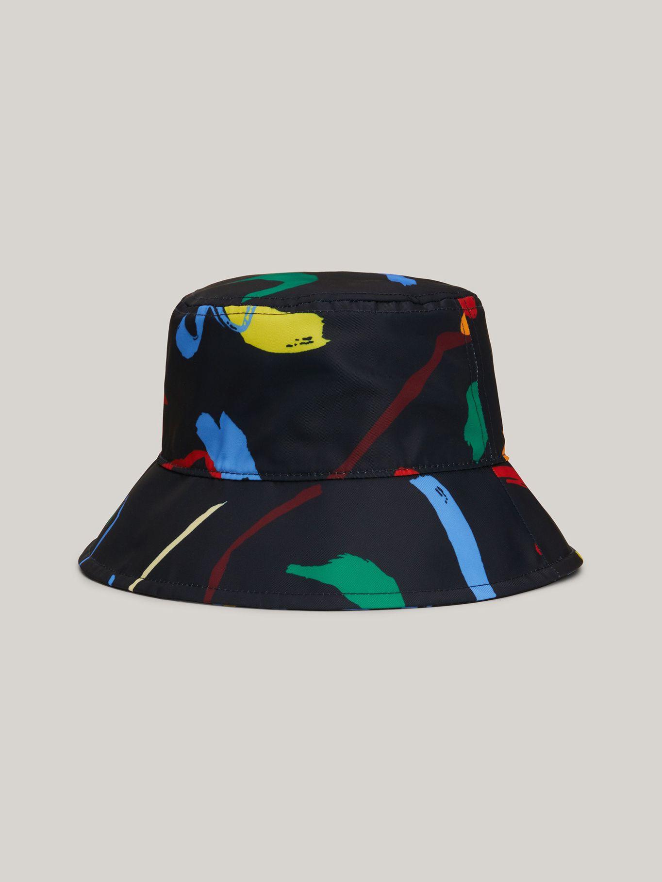 Gorro Bucket Con Mini Logos Azul Tommy Hilfiger-4
