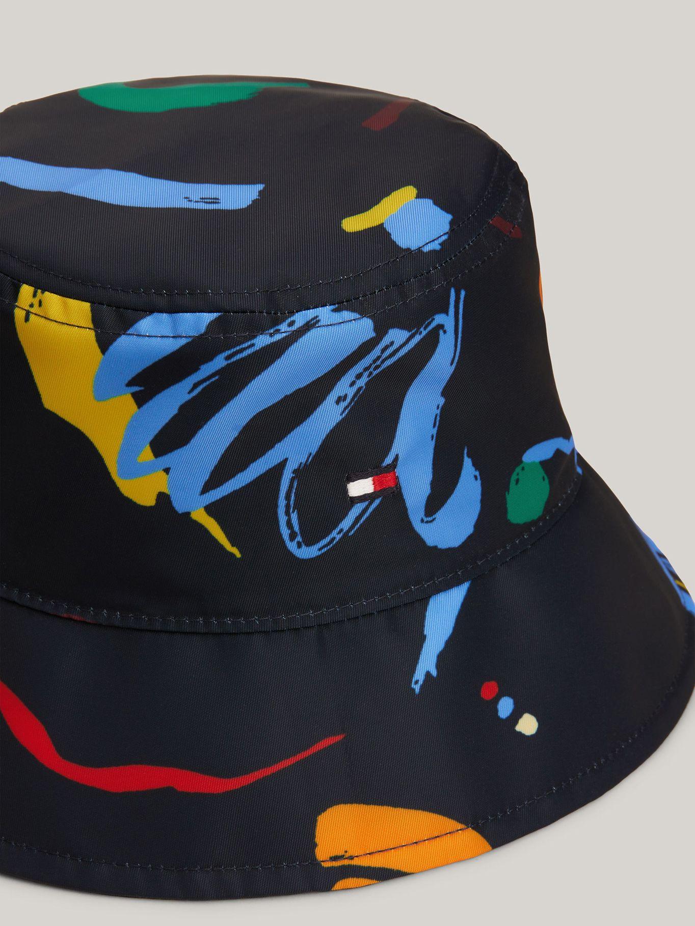 Gorro Bucket Con Mini Logos Azul Tommy Hilfiger-5