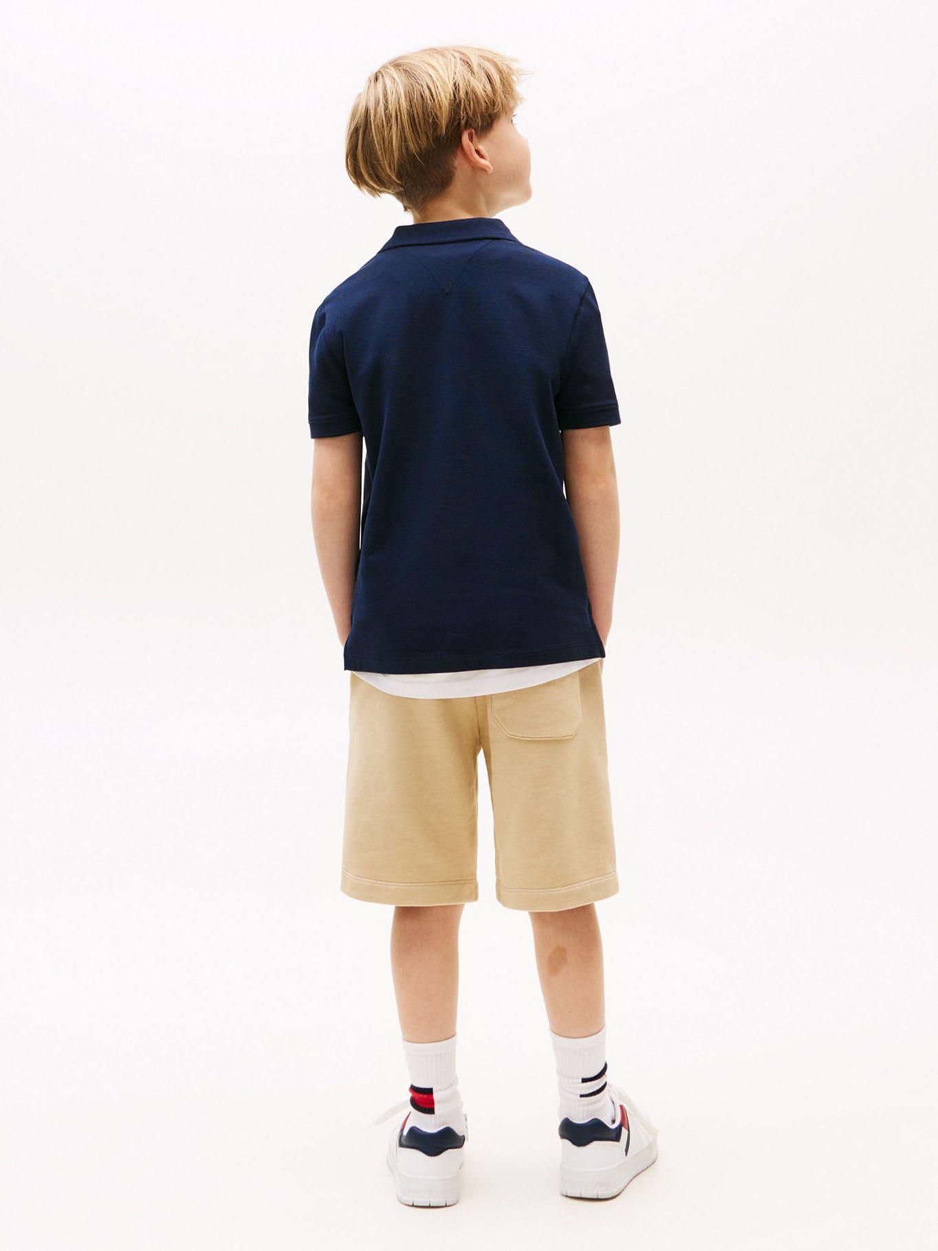 Polo Con Logo Distintivo Azul Tommy Hilfiger-2