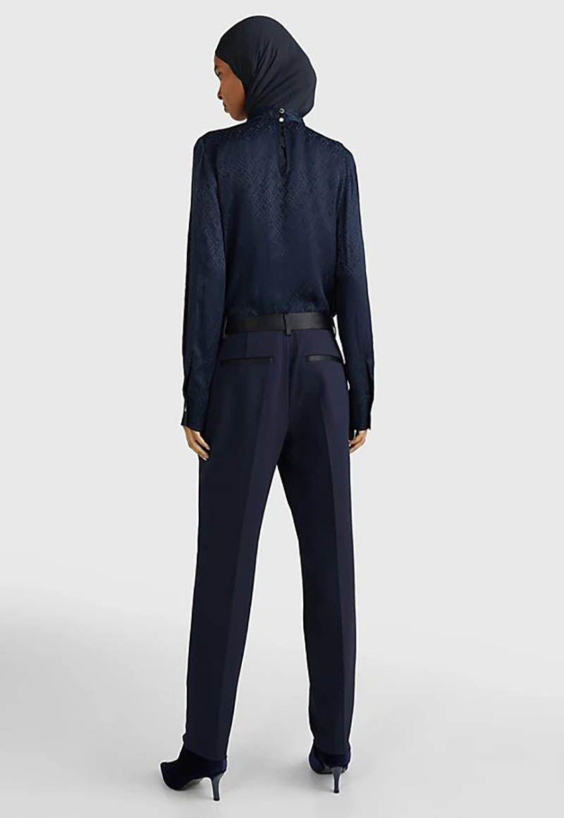 Pantalón Tonal Slim Fit Azul Tommy Hilfiger-2