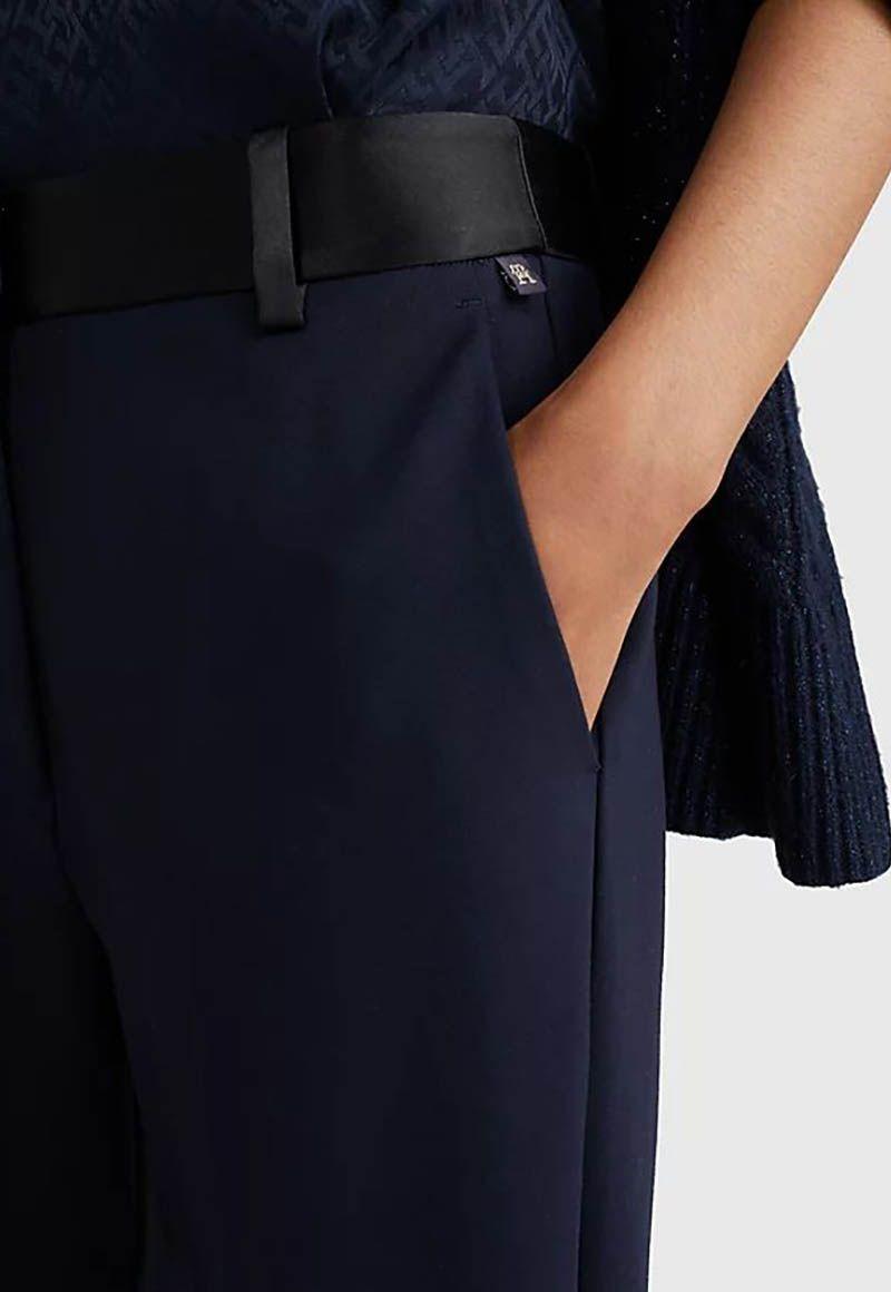 Pantalón Tonal Slim Fit Azul Tommy Hilfiger-3