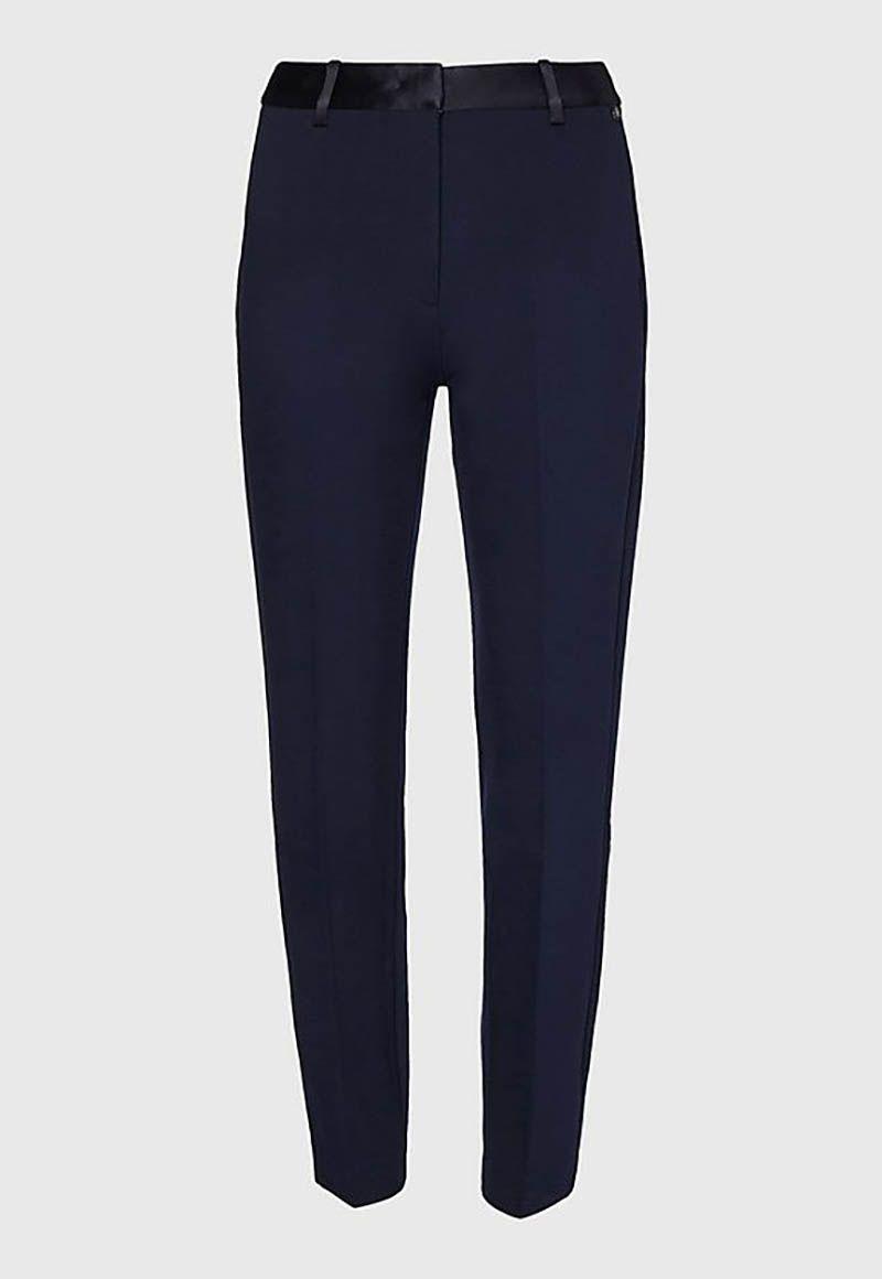 Pantalón Tonal Slim Fit Azul Tommy Hilfiger-4