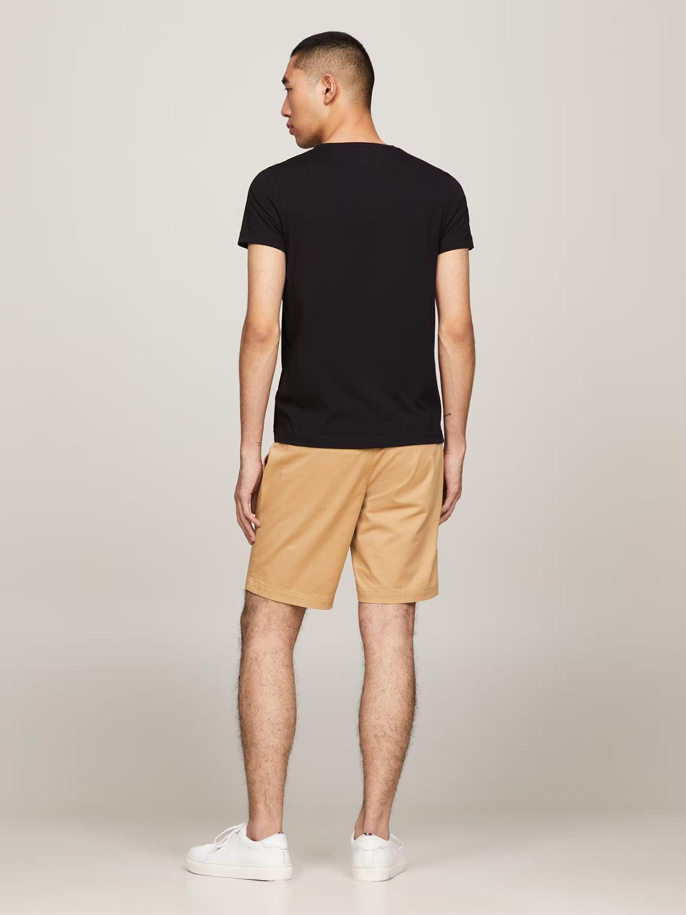 Polera Cotton/C-Neck Slim Fit Negro Tommy Hilfiger-2