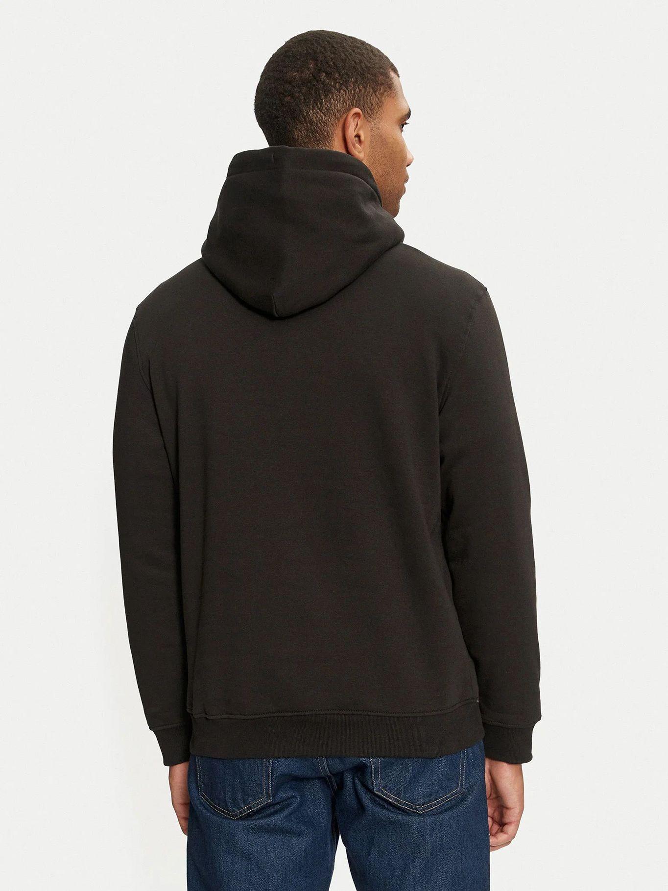 Polerón Hoodie Con Logo Bordado Negro Tommy Jeans-2