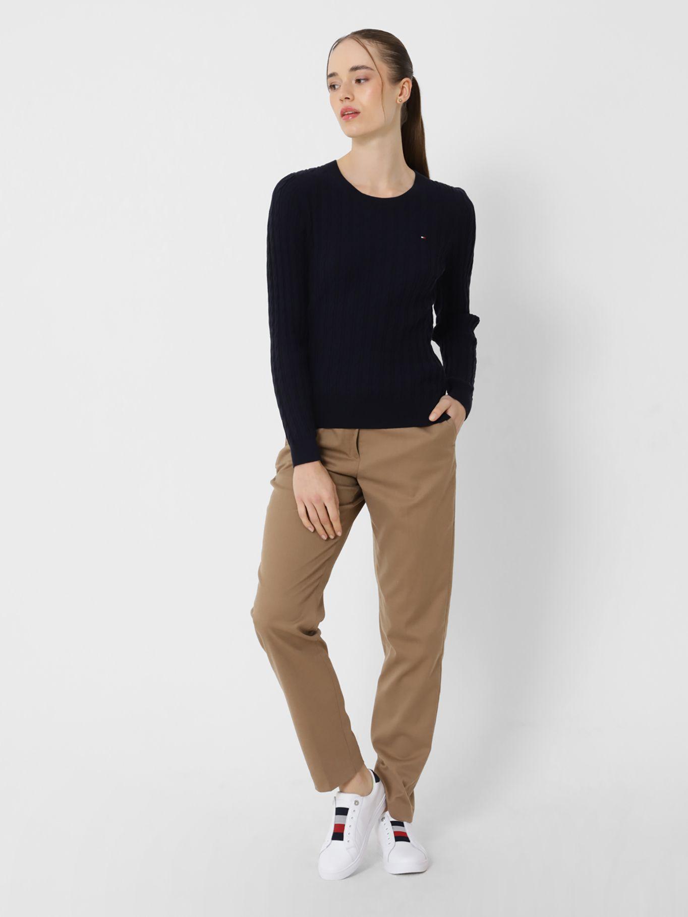 Sweater Classic Cable C-Neck Azul Tommy Hilfiger-2