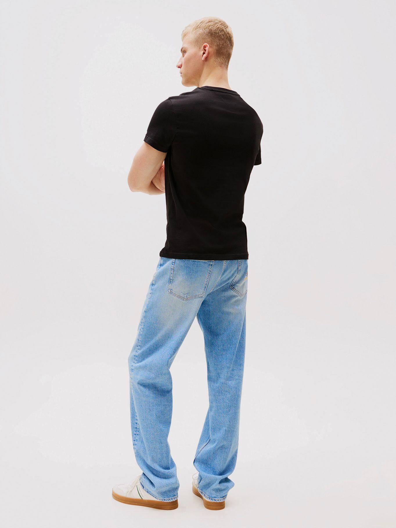 Polera Bubble Logo Slim Fit Negro Tommy Jeans-2
