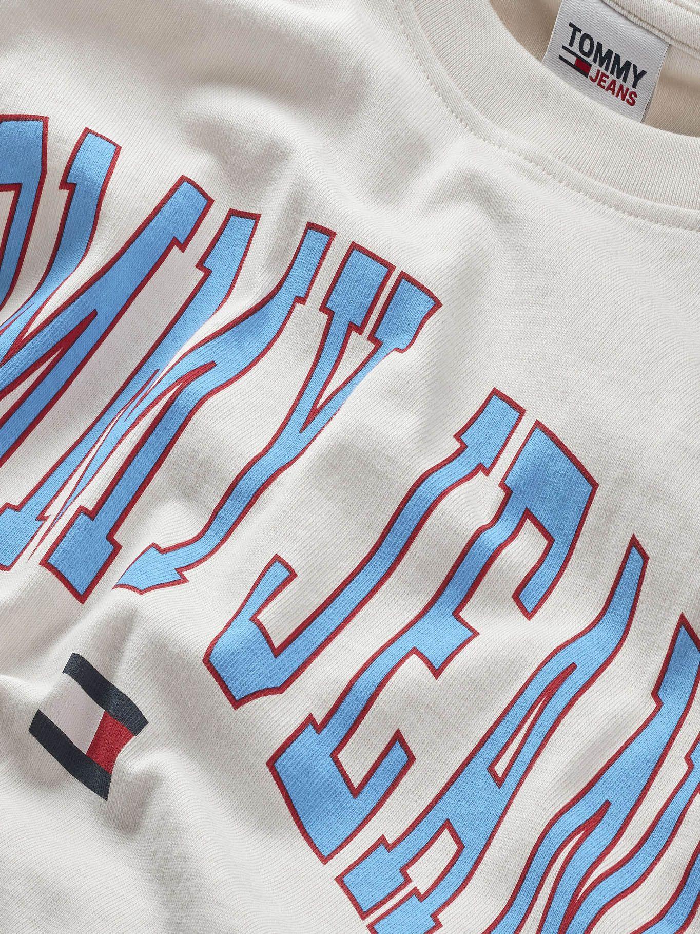 Polera Classic Collegiate Logo Blanco Tommy Jeans-2