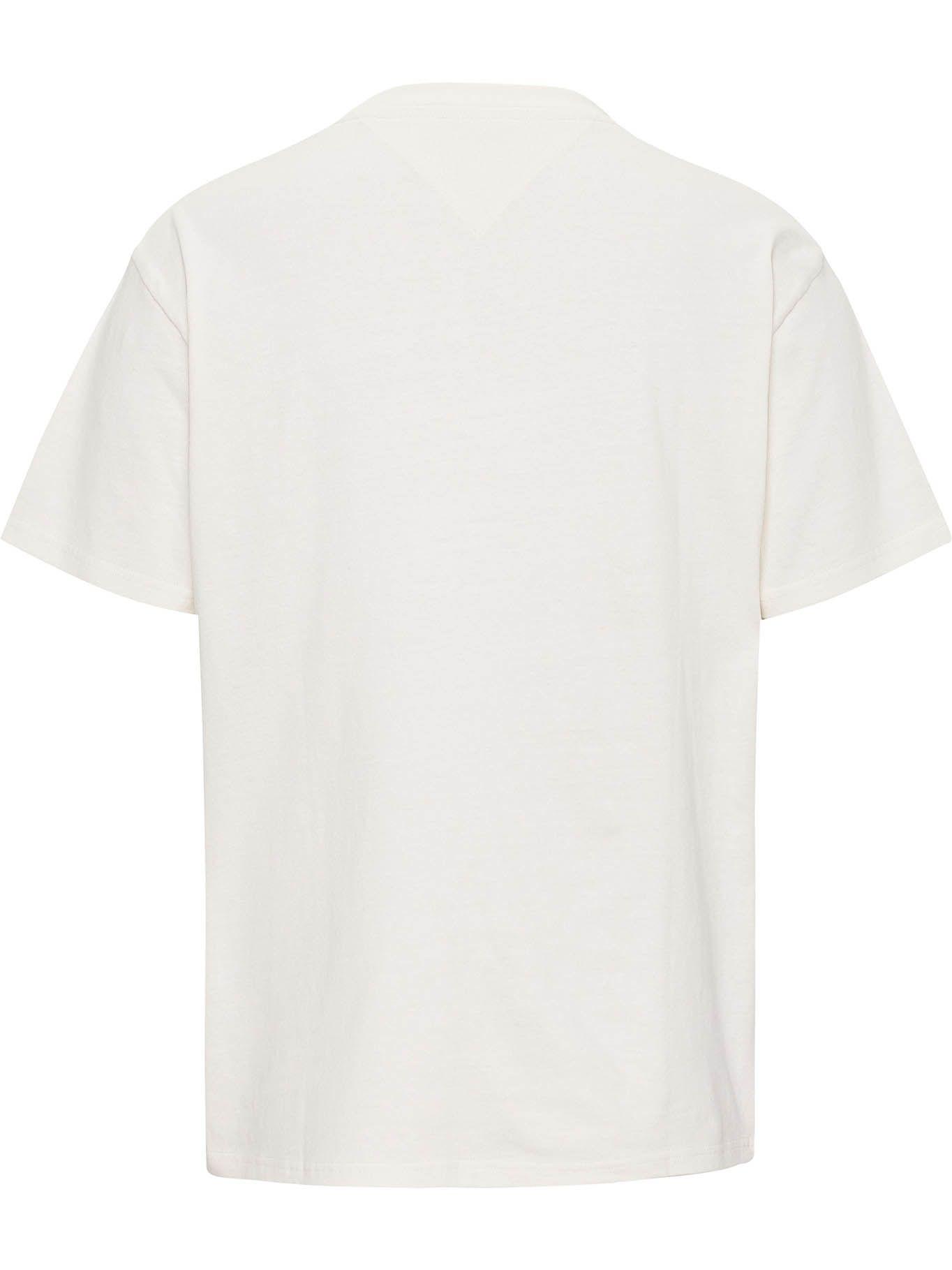 Polera Classic Collegiate Logo Blanco Tommy Jeans-1