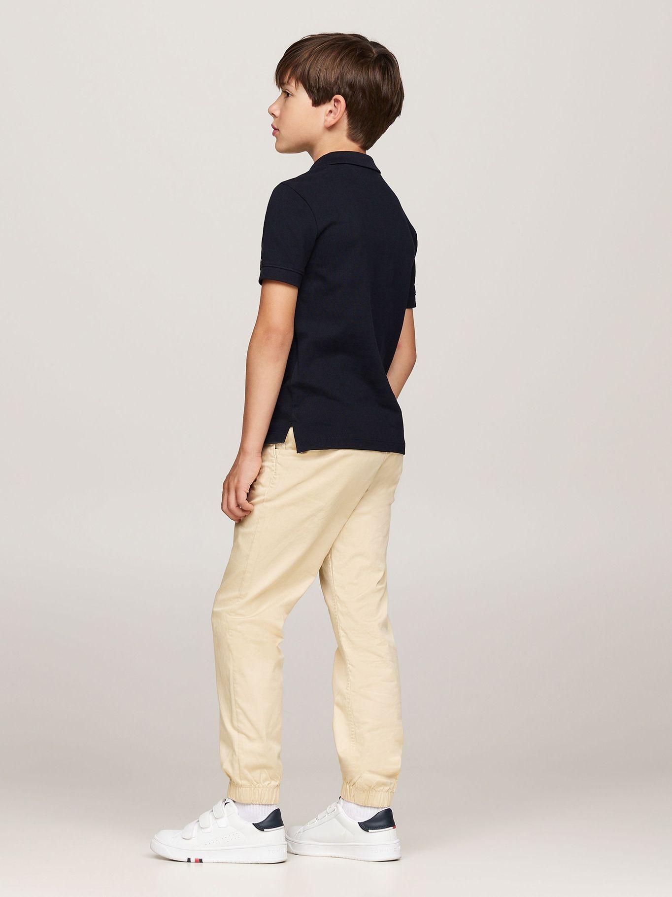 Polo Vertical Flag Logo Azul Tommy Hilfiger-2