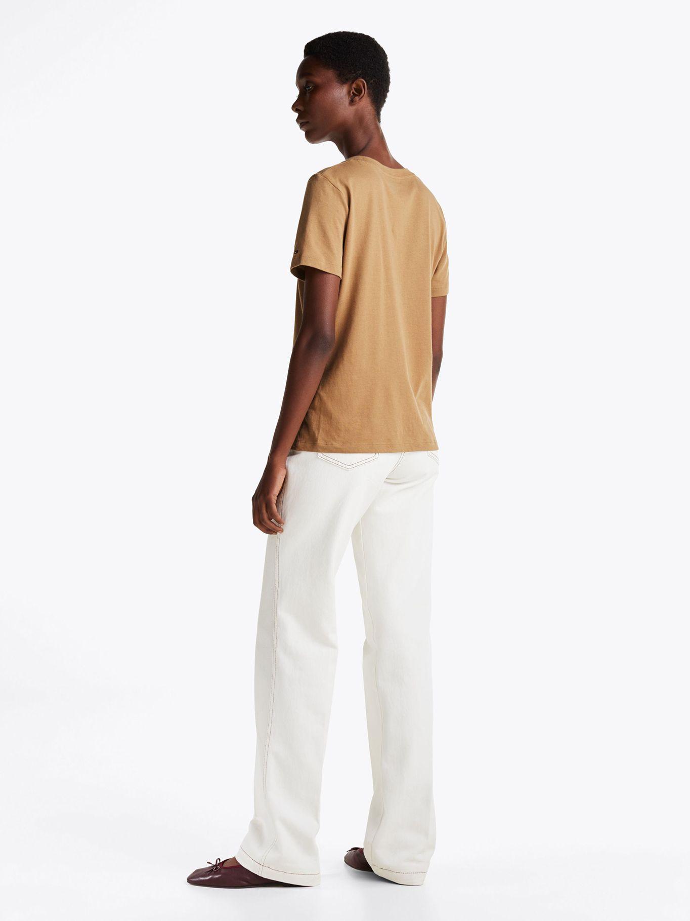 Polera Signature C-Logo Beige Tommy Hilfiger-2