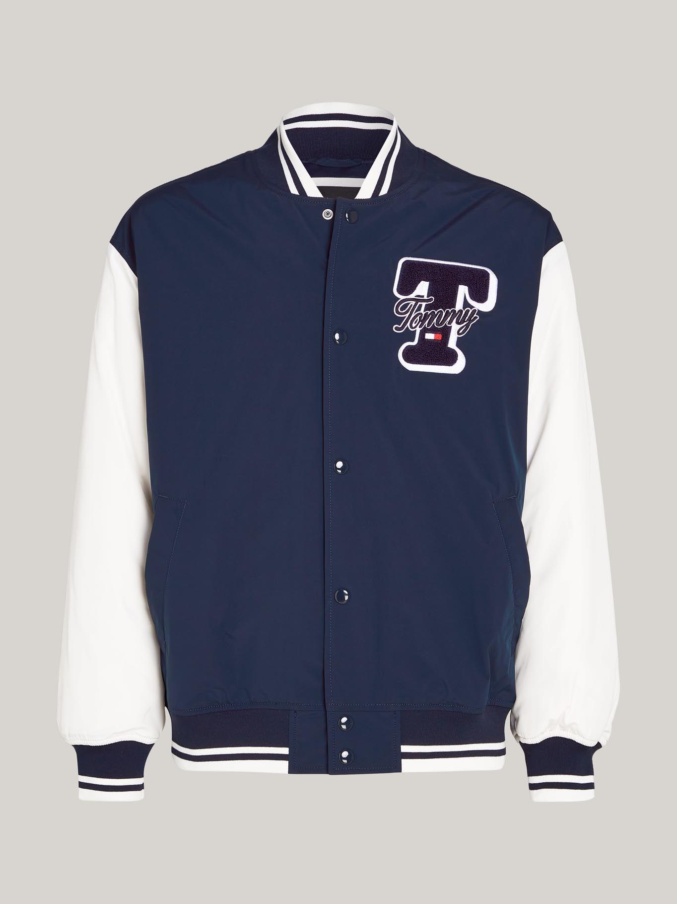Chaqueta Bomber Letterman Azul Tommy Jeans-4