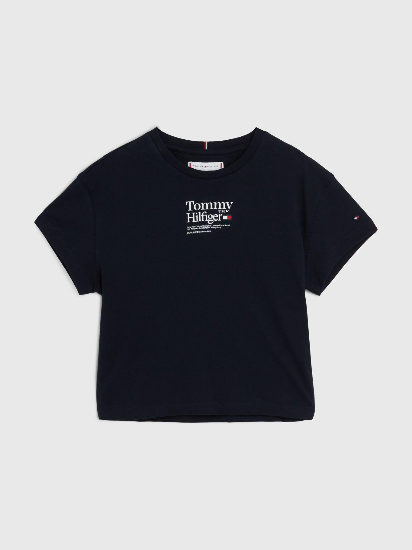 Polera Timeless Logo Azul Tommy Hilfiger-0