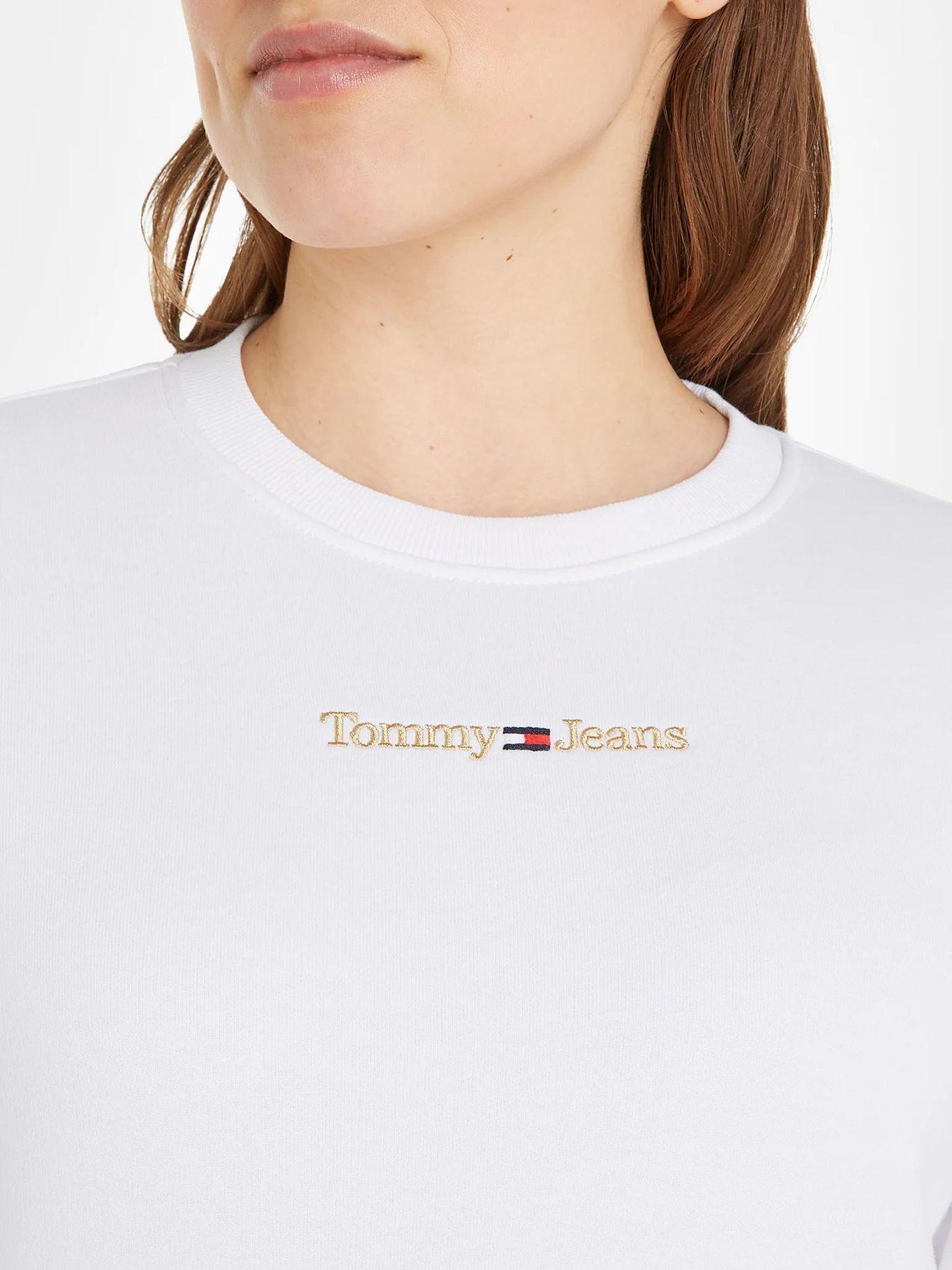 Polerón Modern C-Neck Con Logo Blanco Tommy Jeans-2