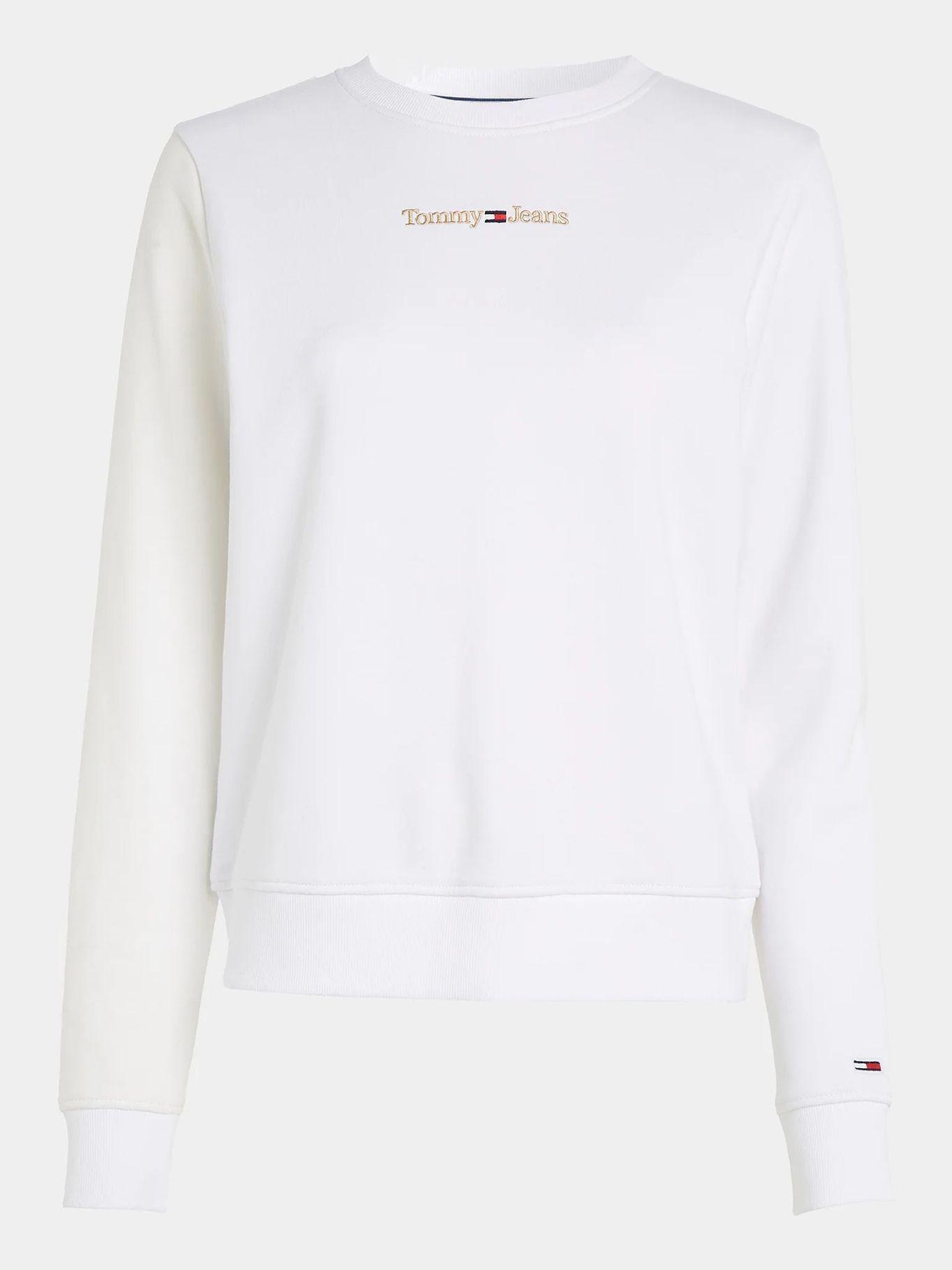 Polerón Modern C-Neck Con Logo Blanco Tommy Jeans-4