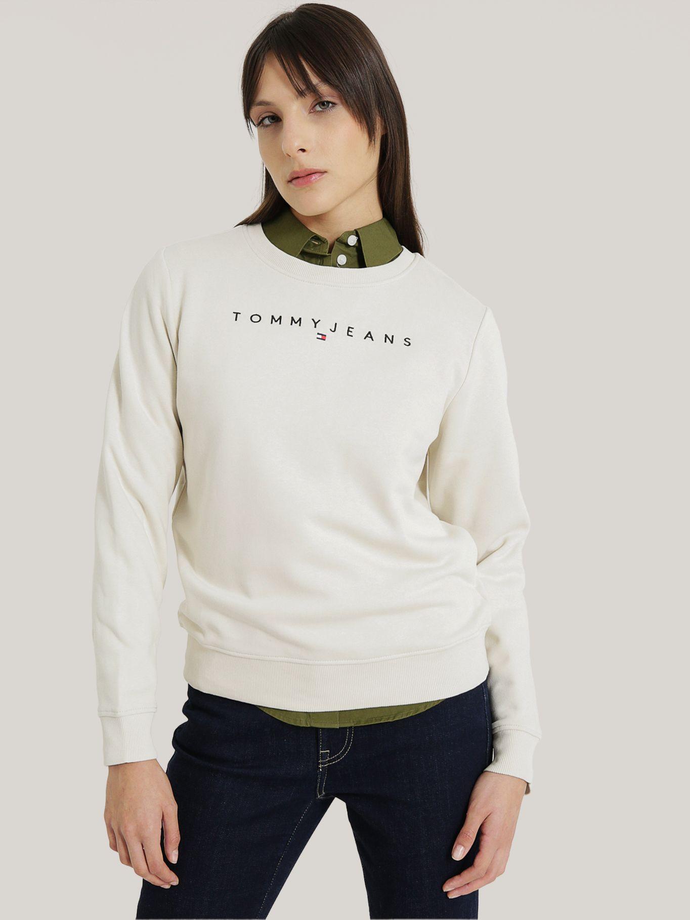 POLERÓN ESSENTIAL LINEAR LOGO BEIGE TOMMY JEANS-0