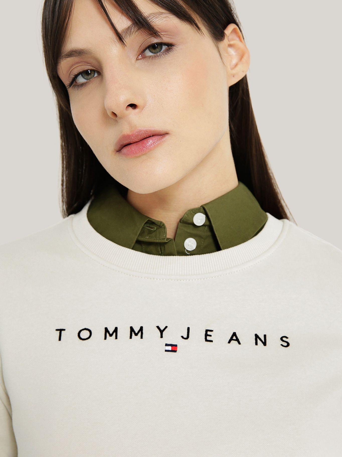 POLERÓN ESSENTIAL LINEAR LOGO BEIGE TOMMY JEANS-3