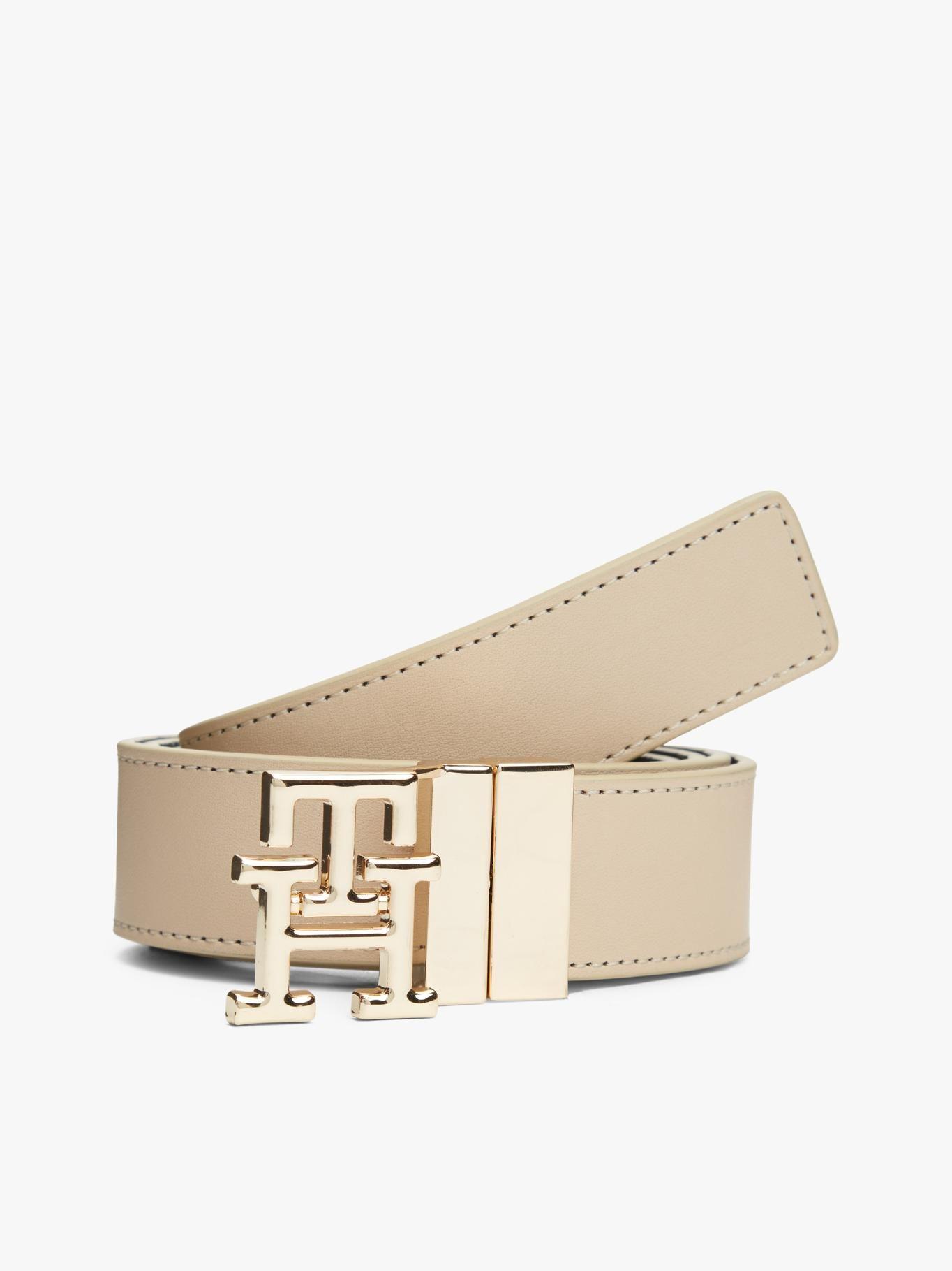 Cinturón Reversible Monogram Tommy Hilfiger Beige-0